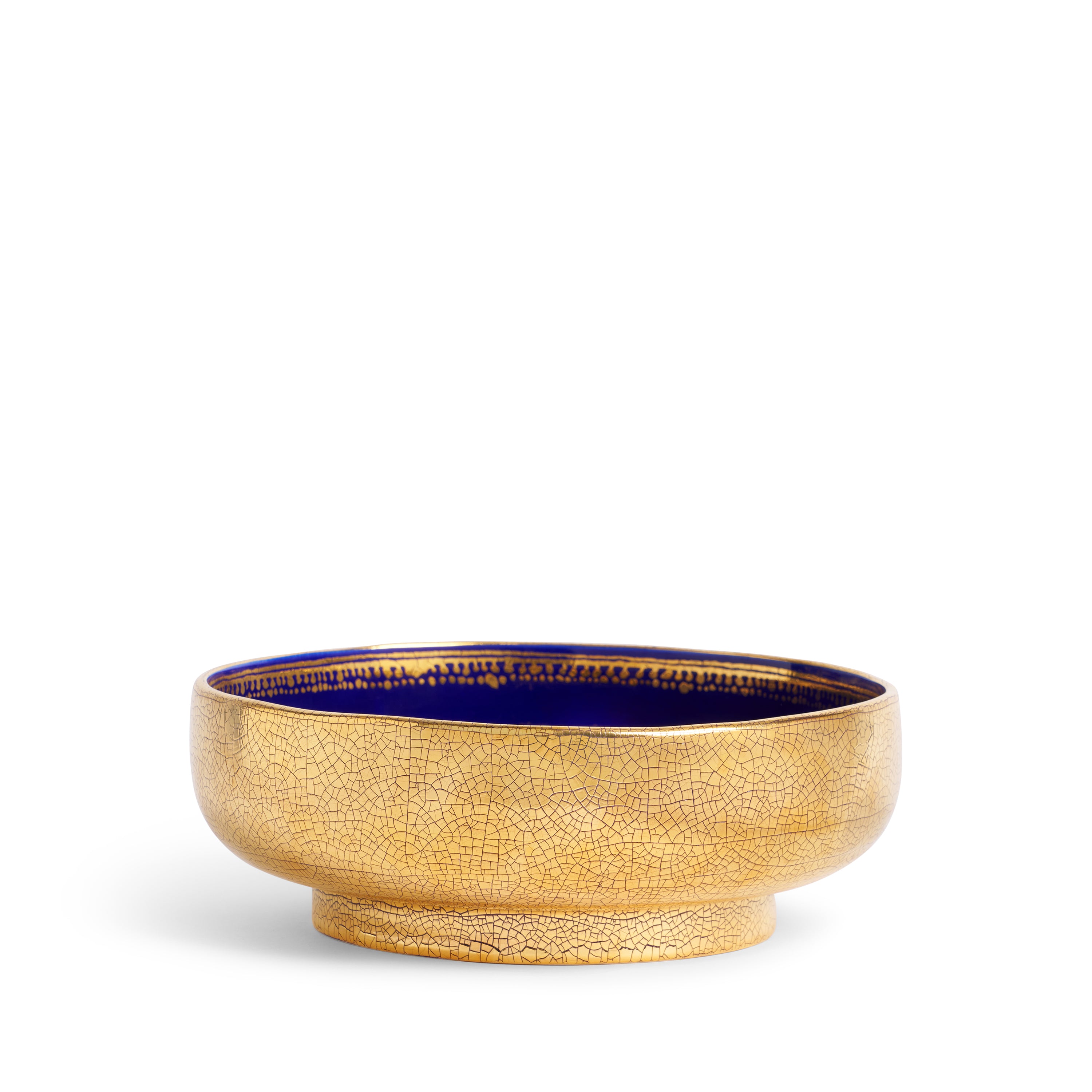 Ruan Hoffmann Ceramic Bowl - Medium Size, Handmade Blue Artisan Bowl for Dining & Home Decor | Perfect for Soup, Salad, Fruit Serving