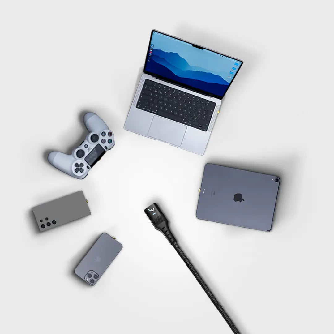 Volta MAX 240W USB-C Magnetic Charging Cable - Fast Charging for iPhone 15, MacBook, iPad, Samsung Galaxy | Perfect for Home, Office & Travel