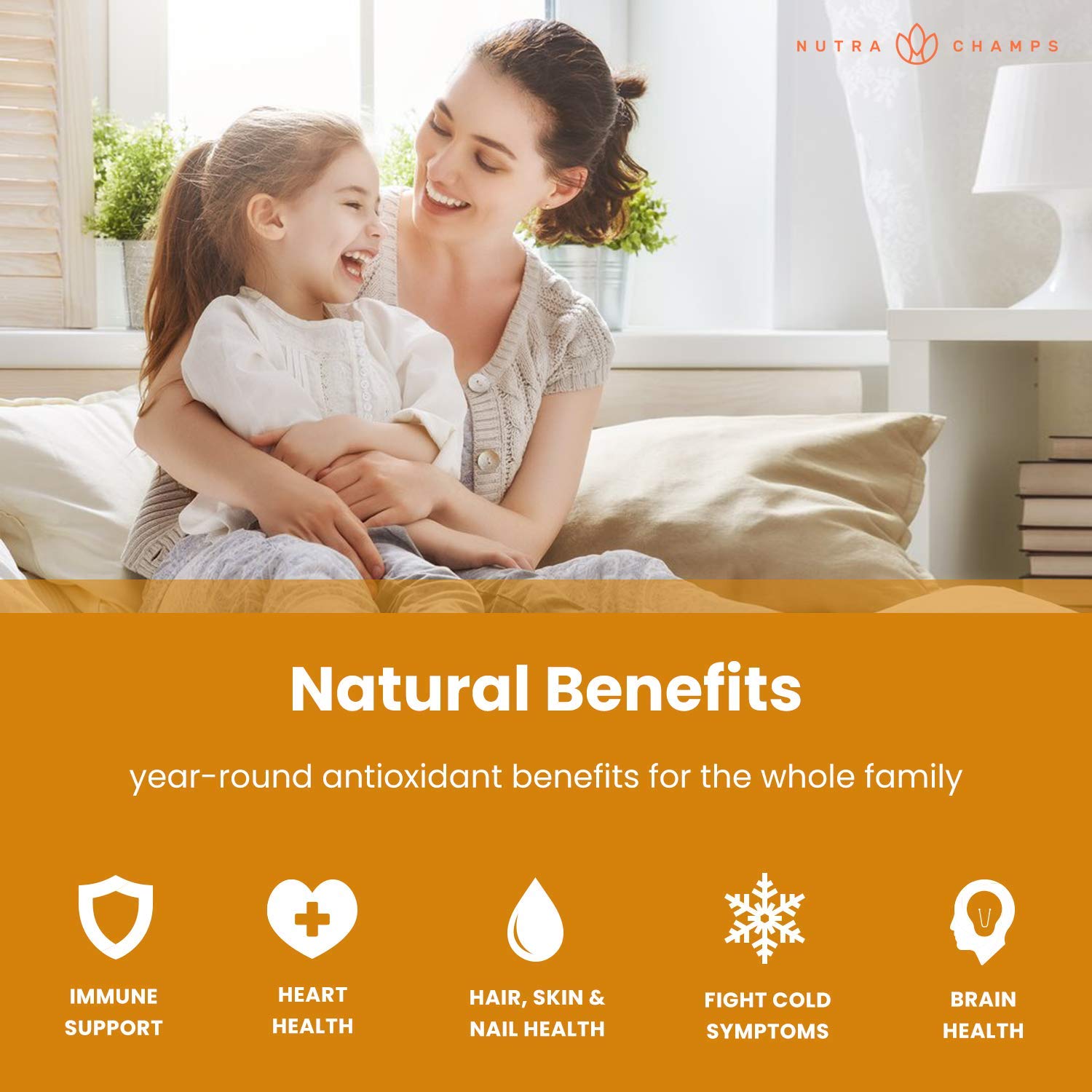 NutraChamps Vitamin C Gummies & Immune Support Gummies Bundle (4-Pack) - Delicious Immune Boosting Supplement for Kids & Adults - Perfect for Daily Wellness, Cold Season Protection & Travel Health
