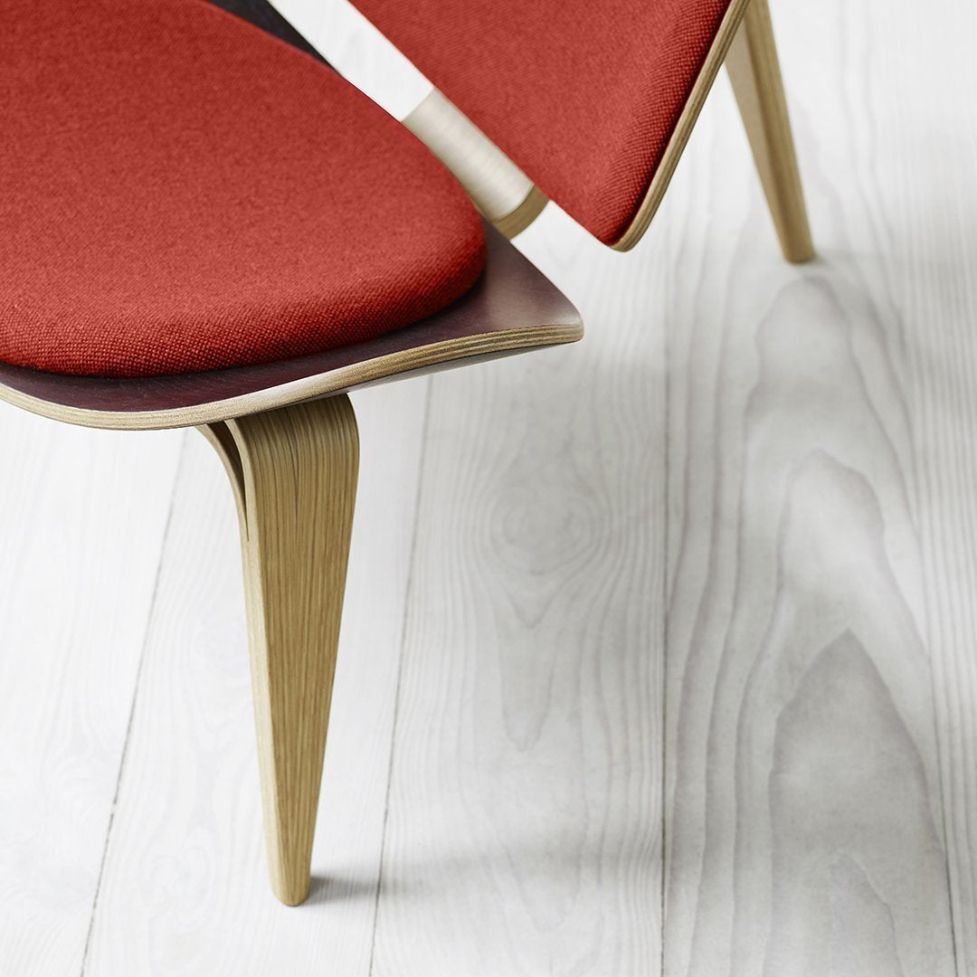CH07 Shell Chair - Modern Plastic Armchair for Indoor & Outdoor Use - Perfect for Living Room, Patio, and Office Spaces