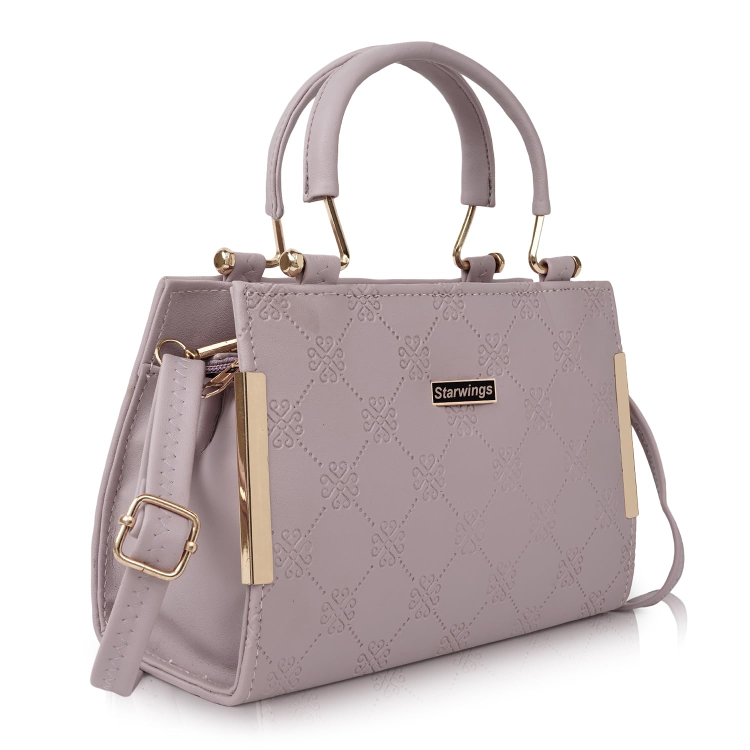 STARWINGS PU Synthetic Leather Women's Satchel Handbag for Work, Travel & Everyday Use | Stylish Ladies Shoulder Bag Purse for Office, Commute & Shopping