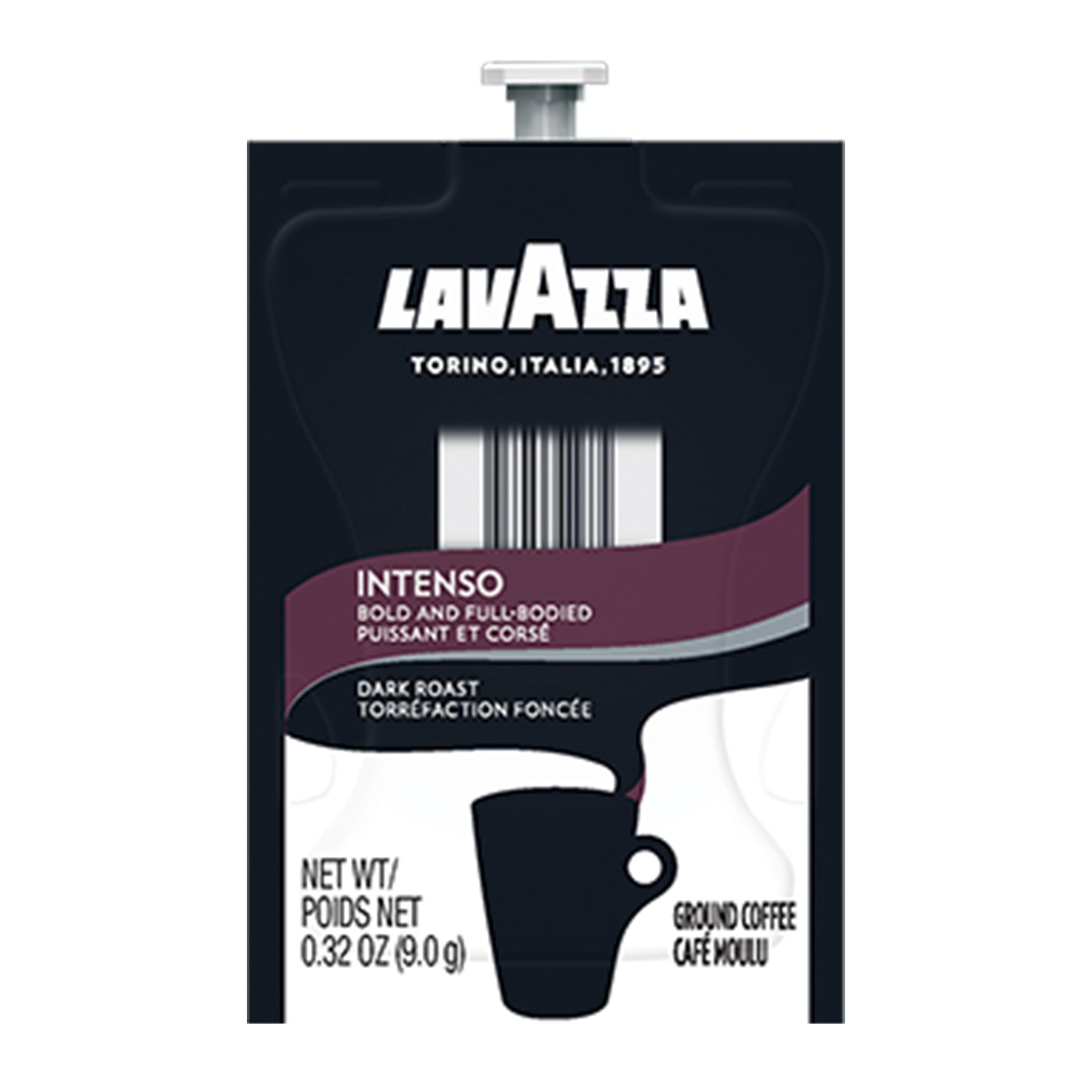 Lavazza Intenso Coffee Fresh Packs - 19 Count or 76 Case - Premium Italian Espresso for Home, Office & Restaurants