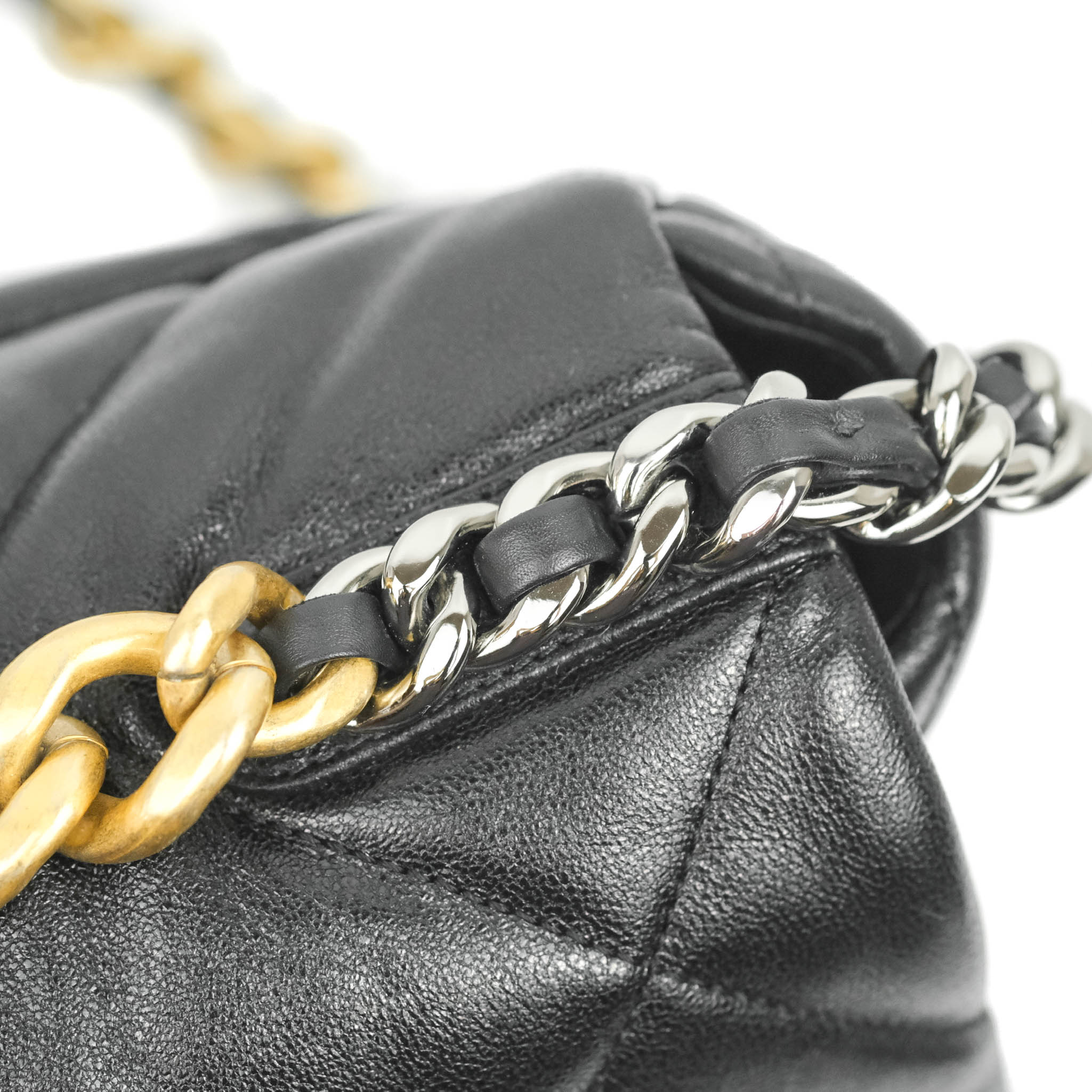Chanel 19 Medium Flap Bag in Black Goatskin Leather with Mixed Hardware - Luxury Handbag for Women, Perfect for Work, Evening Events & Everyday Use
