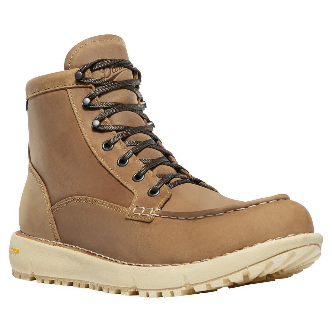 Men's Logger Moc 917 GTX Boot in Bone Brown - Waterproof Hiking & Outdoor Work Boots for Men - Durable Comfort for Hunting, Construction & Heavy Duty Use