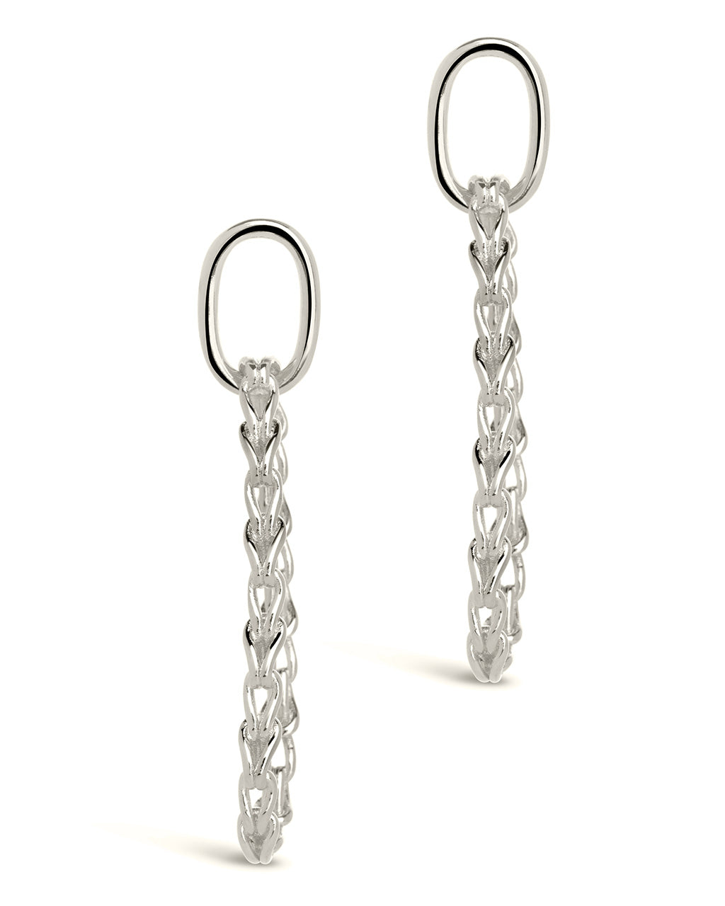 Layney Interlocking Chain Drop Earrings for Women - Trendy Gold Plated Dangle Earrings - Perfect for Parties, Weddings & Everyday Wear