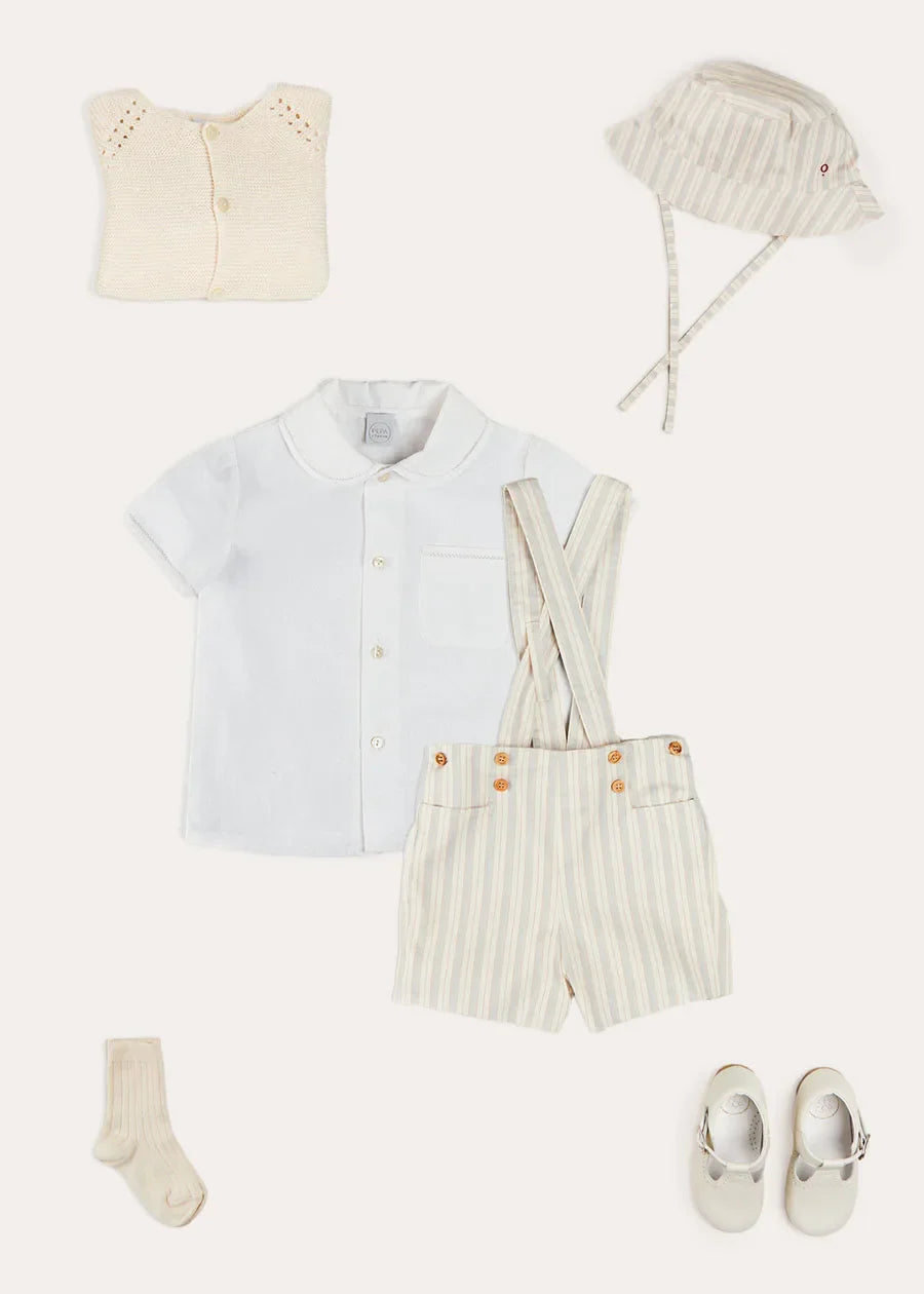 Brompton Toddler Boys' Shorts with Suspenders - Stylish and Comfortable Playwear for Everyday Adventures