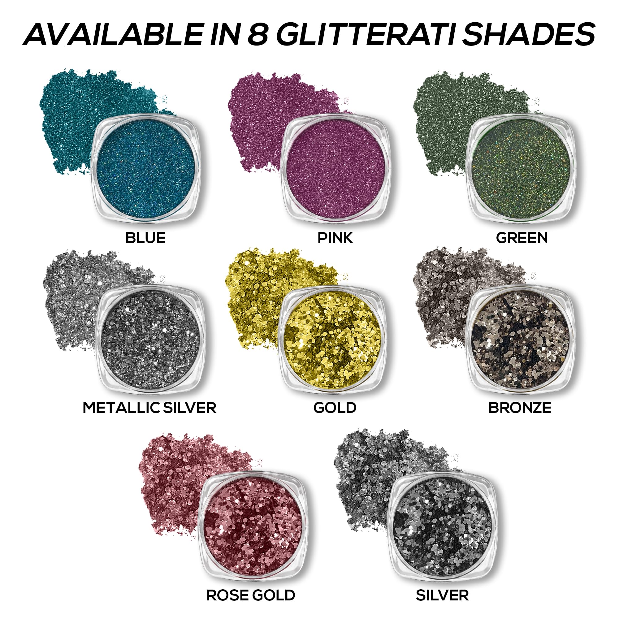 RENEE Stars Pink Face & Body Glitter - 5g Safe, Skin-Friendly, Cruelty-Free Makeup | Light-Reflecting Sparkle for Long-Lasting Wear | Perfect for Parties, Festivals, Cosplay & Special Events | Easy to Apply & Remove