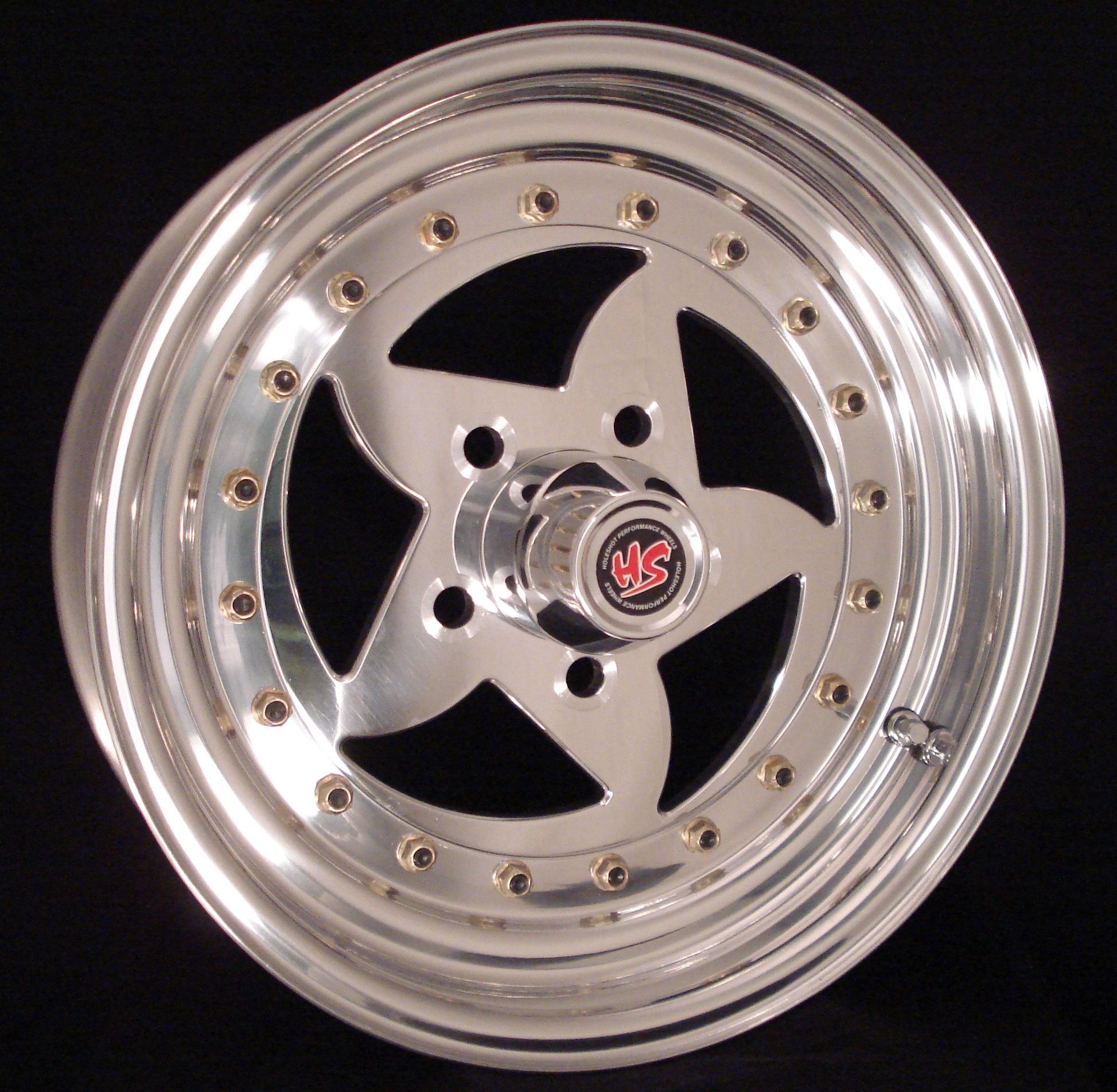 16-Blade 3-Piece Alloy Wheel Set - High Performance Car Rims for Sedans & Sports Cars - Perfect for Street Racing & Custom Builds