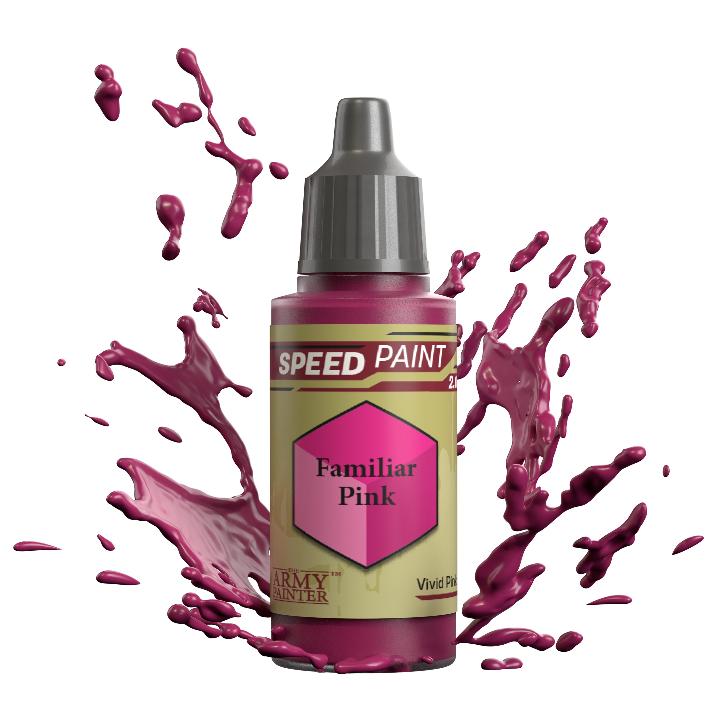 Speedpaint: Familiar Pink - High-Quality Acrylic Paint for Artists - Perfect for Canvas, DIY Crafts & Home Decor Projects