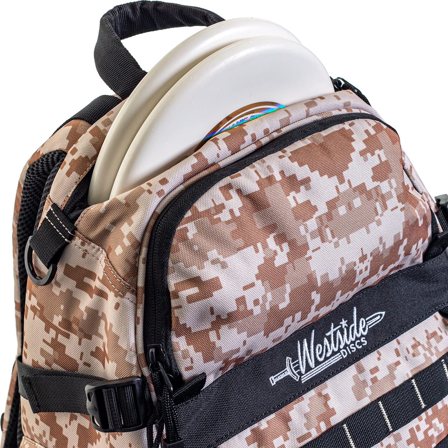 Westside Discs Refuge Disc Golf Backpack - Durable 18+ Disc Frisbee Golf Bag for All Skill Levels | Lightweight & Spacious Storage | Perfect for Tournaments, Practice & Outdoor Adventures