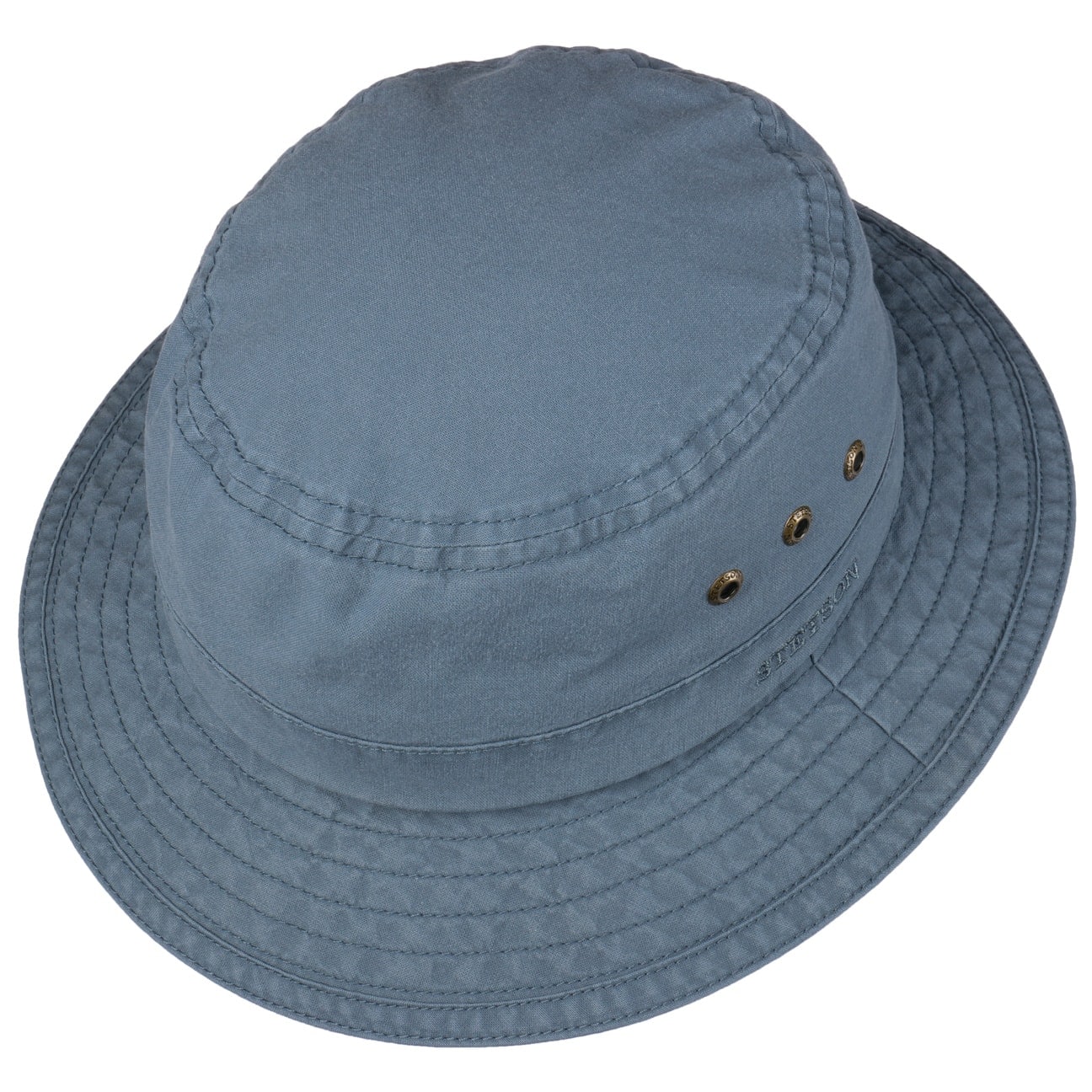 Stylish Stetson Reston Bucket Hat for Men & Women - UV Protection Summer Outdoor Hat for Beach, Hiking, and Travel