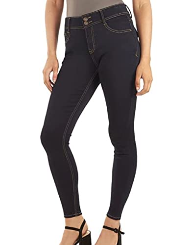 Angels Forever Young Women's High Waist Curvy Skinny Jeans - Stretch Denim Pants for Casual Wear, Work & Night Out