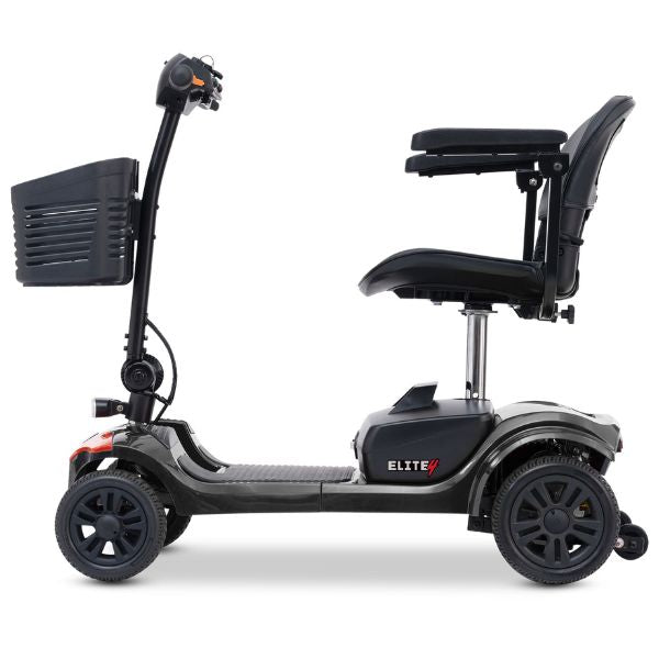 Metro Mobility Elite 4 Portable 4 Wheel Mobility Scooter for Adults - Lightweight Folding Electric Scooter with Long Battery Life - Perfect for Shopping, Travel & Outdoor Activities