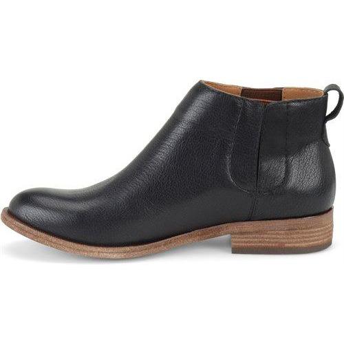 KORK EASE VELMA Black Leather Ankle Boots for Women - Comfortable & Stylish - Perfect for Work, Party & Night Out (Final Sale)