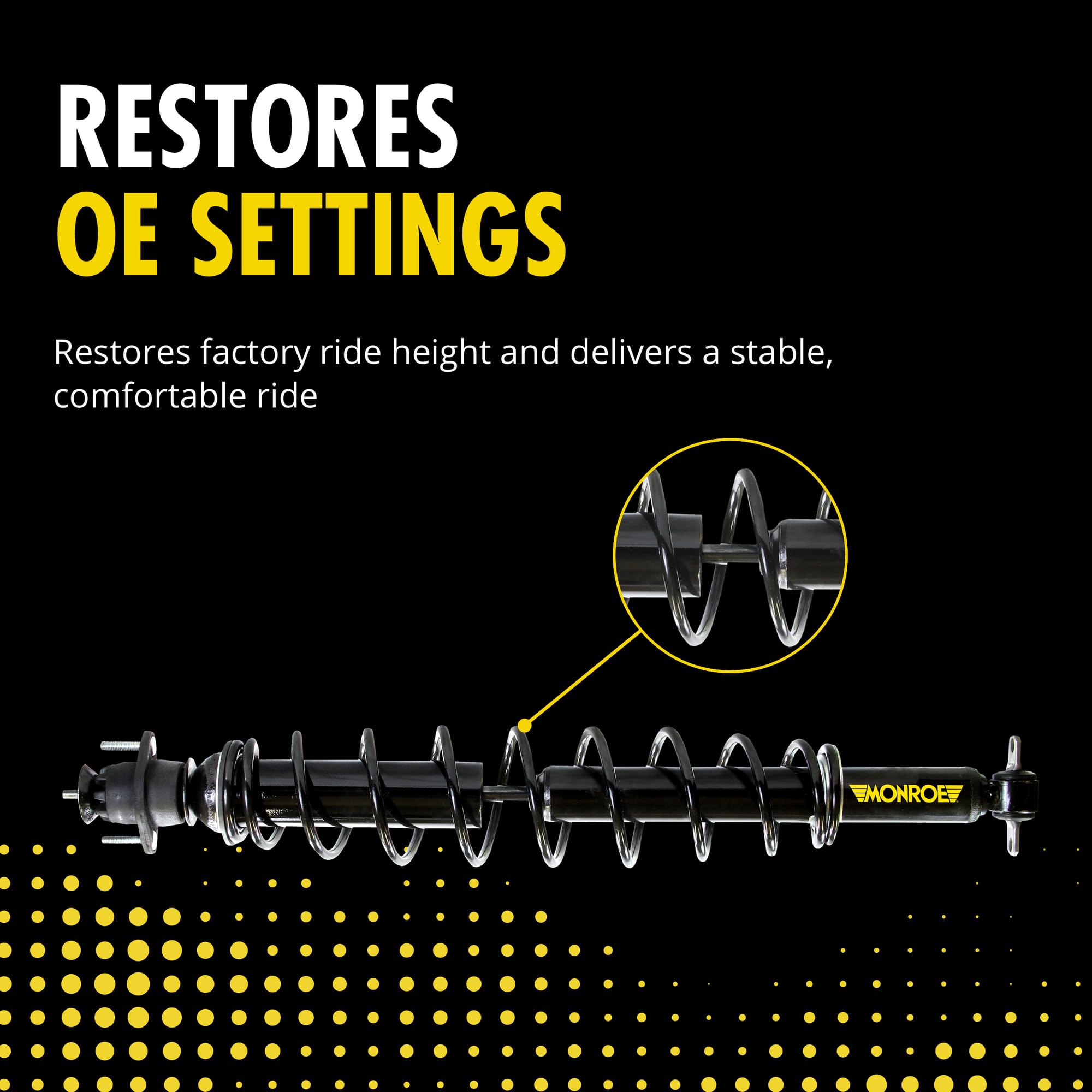 Monroe 90009C Air Shock to Load Assist Shock Conversion Kit – Heavy Duty Suspension Upgrade for Trucks & SUVs – Perfect for Towing, Hauling & Off-Road Adventures
