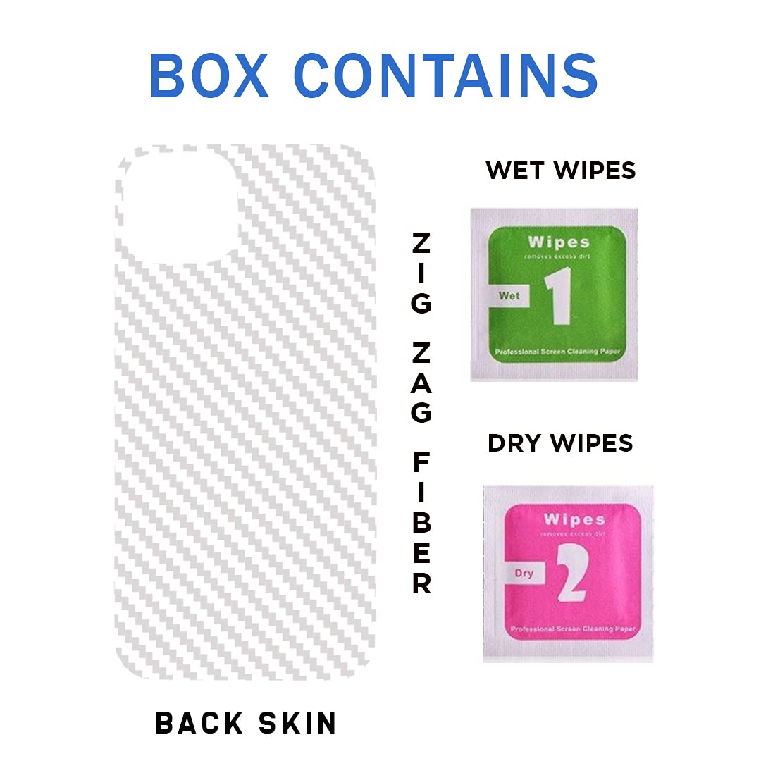iQOO 12 5G Back Skin Protector - 3D Carbon Fiber Ultra Thin Film (2 Pack) | Easy Installation Kit | Scratch Resistant & Bubble Free | Perfect for Daily Protection & Gaming Sessions