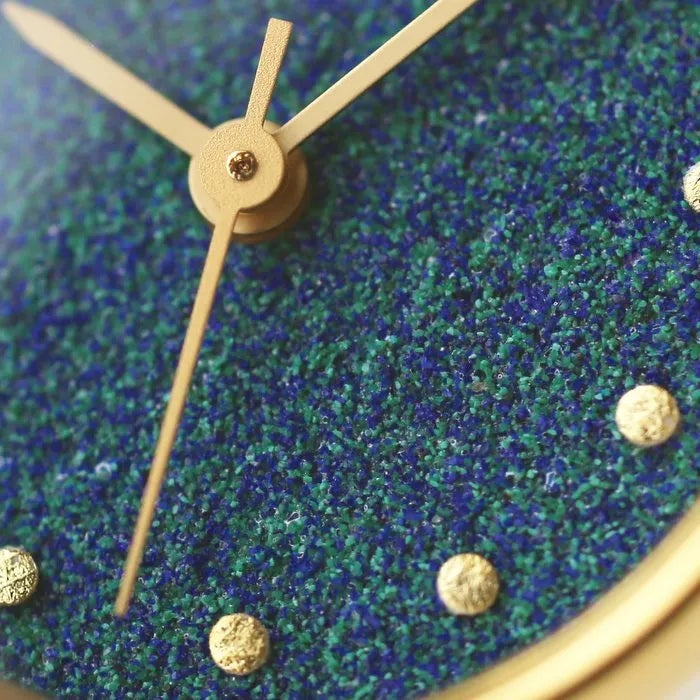 Elegant Azurite Women's Wristwatch - Japanese Handmade Green & Blue Watch for Daily Wear, Office & Special Occasions