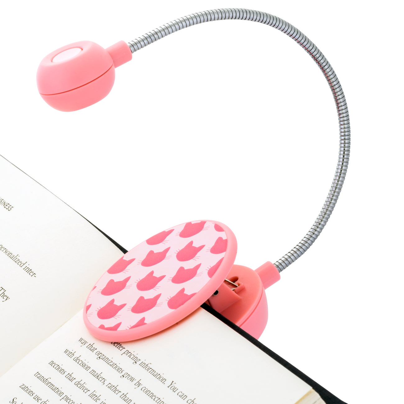 Dabney Lee Rechargeable LED Book Light for Reading in Bed - Adjustable Brightness, Eye Protection, Perfect for Night Reading, Studying, and Travel