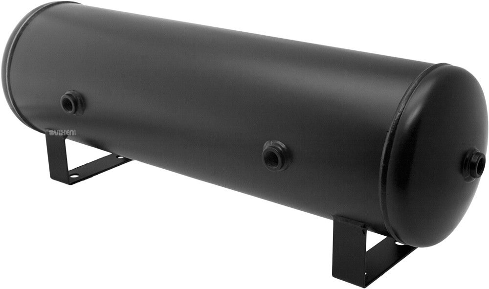 Vixen Air 4 Gallon Air Tank with 7 Ports - 200 PSI Rated for Air Suspension, Air Ride, Bag Systems & Train Horns (Model VXT4100) | Perfect for Truck, SUV & Custom Vehicle Upgrades
