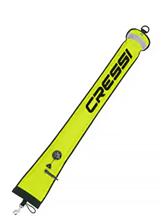 Cressi Pro Tall Surface Marker Buoy - High Visibility Safety SMB for Scuba Diving & Snorkeling - Perfect for Underwater Signaling & Emergency Situations