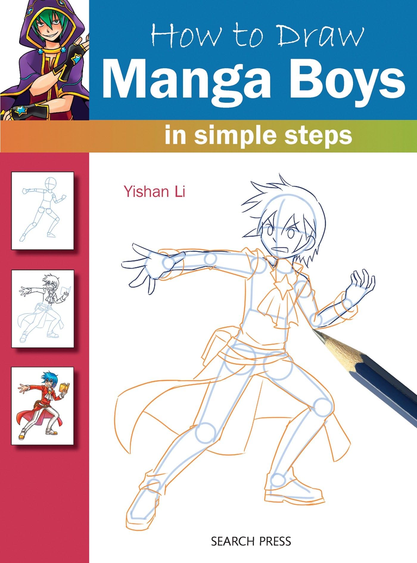 Easy Step-by-Step Guide to Drawing Manga Boys for Beginners - Learn Anime Character Drawing Techniques for Comics & Sketching