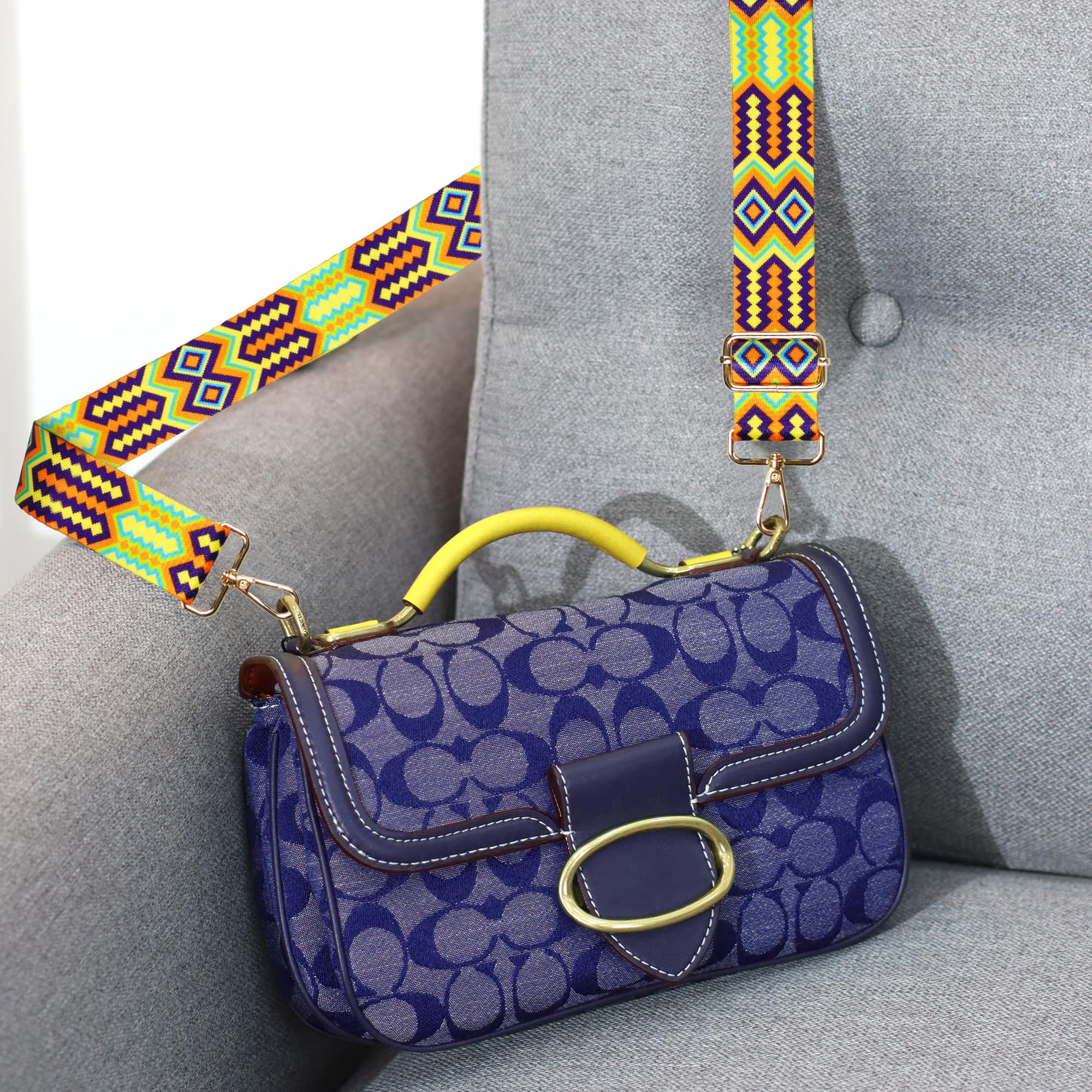 Adjustable Crossbody Purse Straps - Replacement Shoulder Bag Straps for Handbags & Guitar - Durable & Stylish for Everyday Use, Travel & Shopping