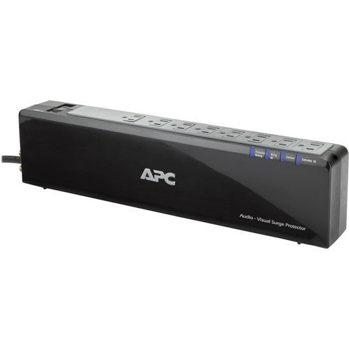 APC P8V SurgeArrest 8-Outlet Surge Protector Power Strip with 2160 Joules Protection - Perfect for Home Office, Electronics & Gaming Setup