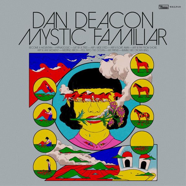 Dan Deacon - Mystic Familiar Limited Edition Silver Vinyl LP (Near Mint Condition) - Perfect for Collectors & Audiophiles