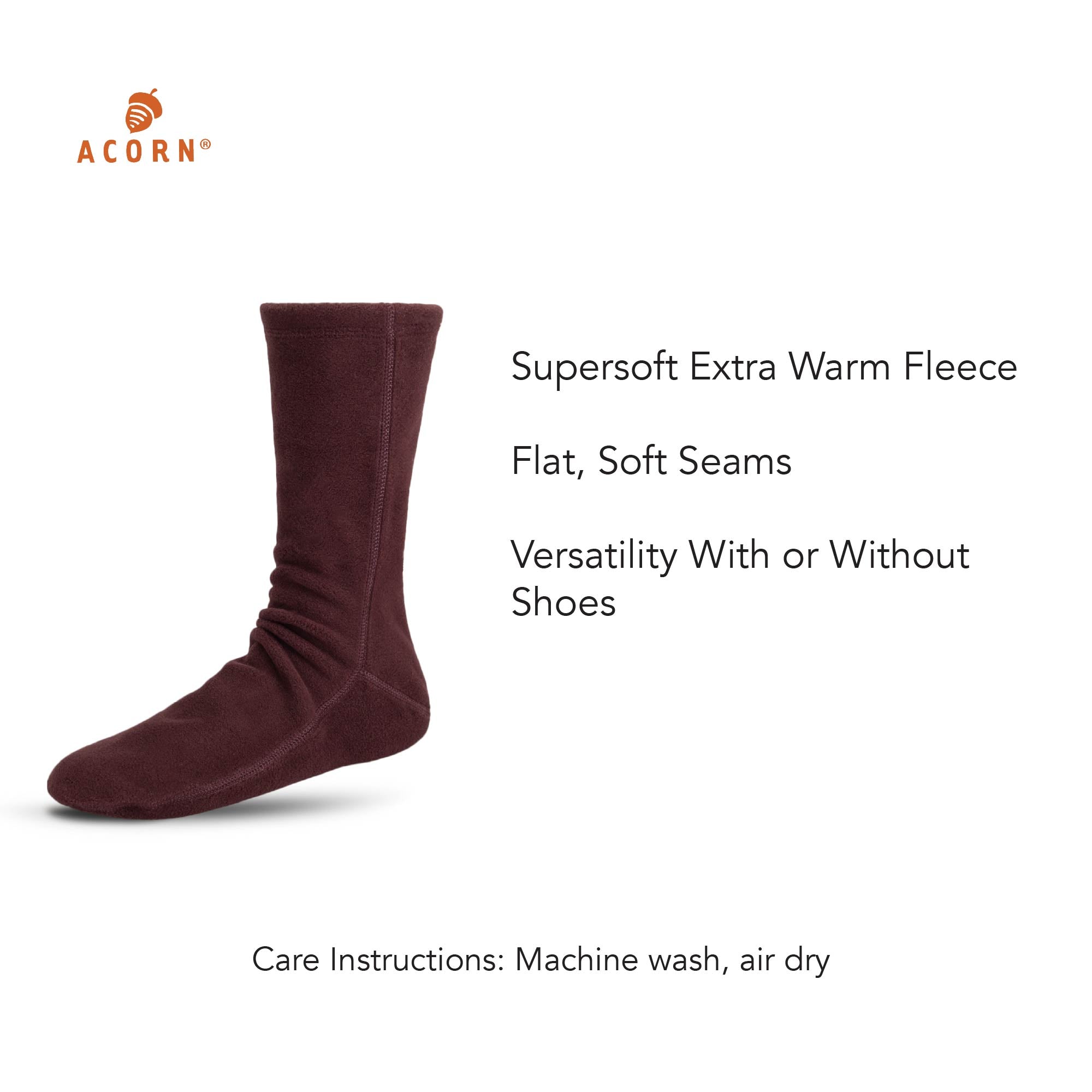 Versafit® Fleece Socks for Men & Women - Ultra Soft Thermal Winter Socks with Non-Slip Grip - Perfect for Cold Weather, Hiking, and Indoor Comfort