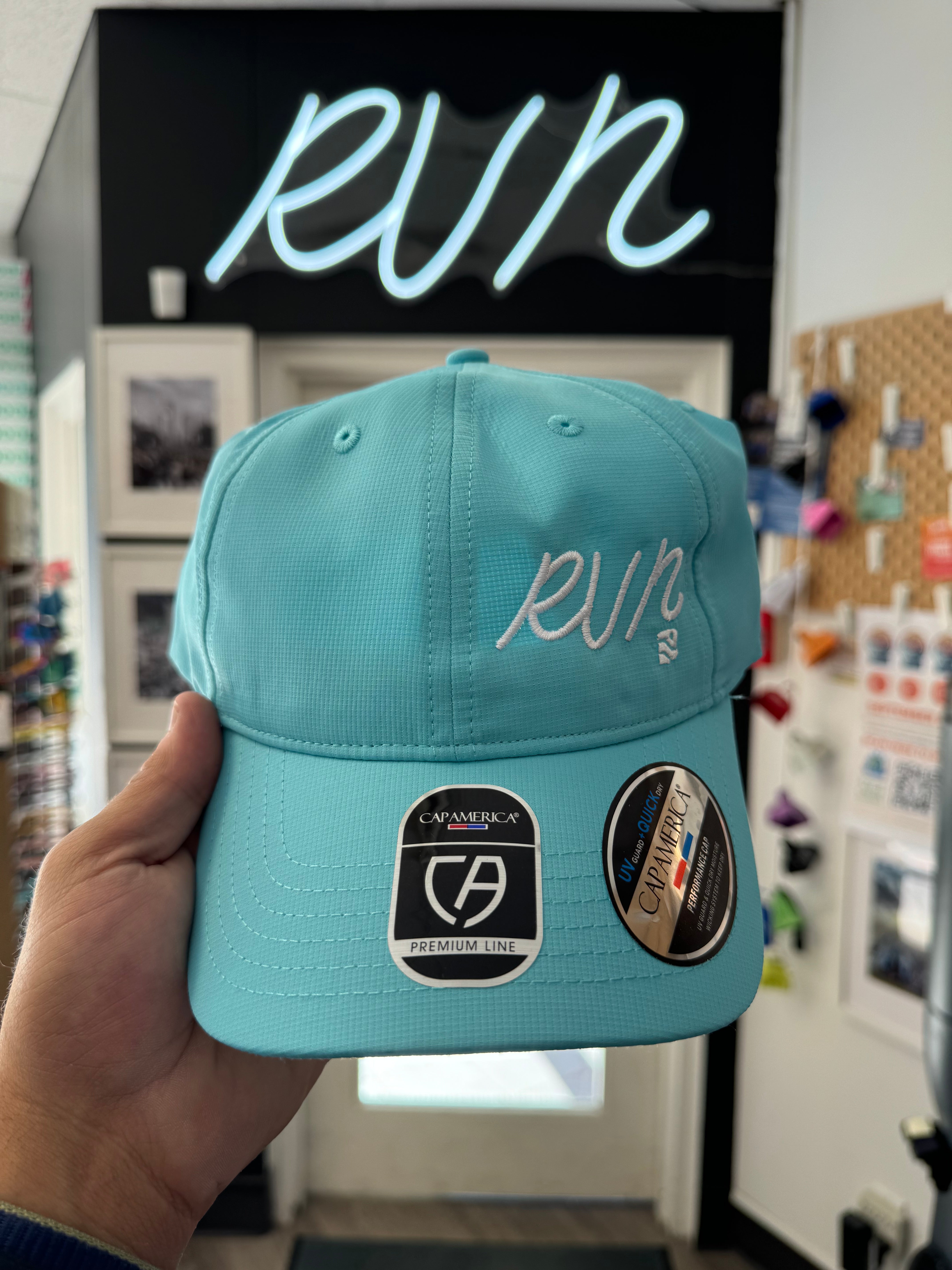 City Park Runners RUN Premium Performance Running Hat - Lightweight Moisture-Wicking for Men & Women - Perfect for Jogging, Hiking & Outdoor Sports