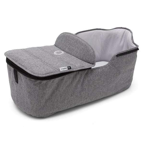 Bugaboo Fox Bassinet Tailored Fabric Set - Grey Melange | Premium Baby Stroller Accessories | Perfect for Newborns & Travel