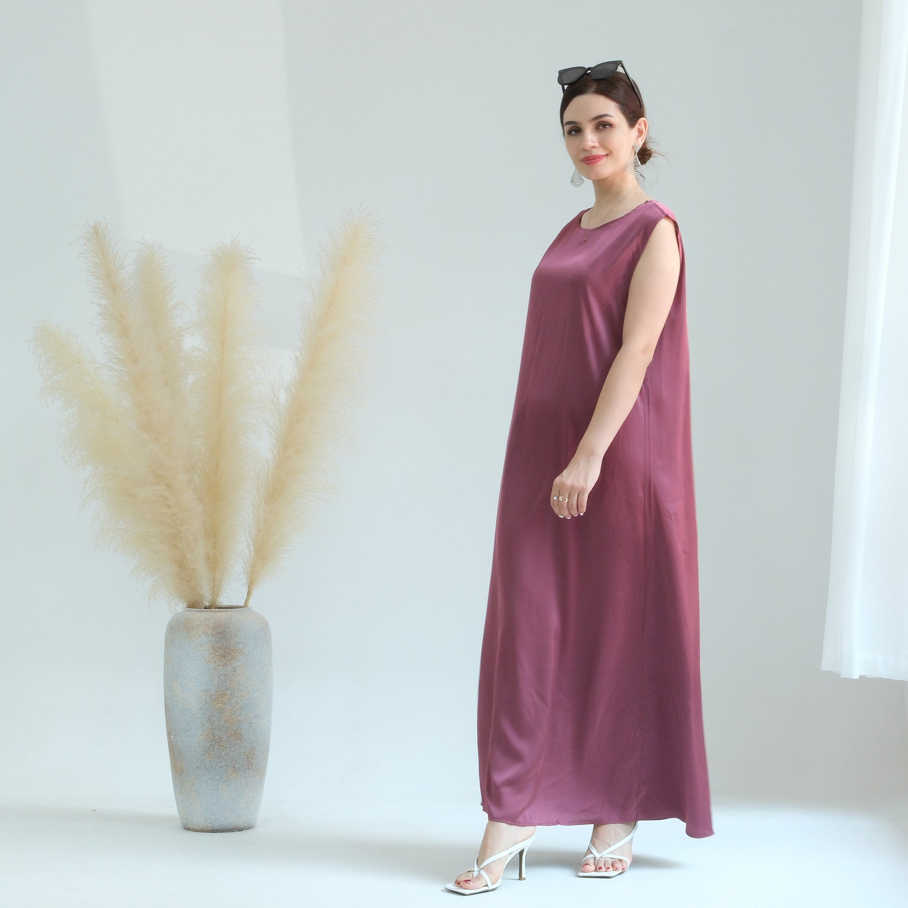 Aria2 Matching 3-Piece Mulberry Silk Pajama Set for Women - Soft Luxury Sleepwear for Comfortable Nights & Relaxing at Home