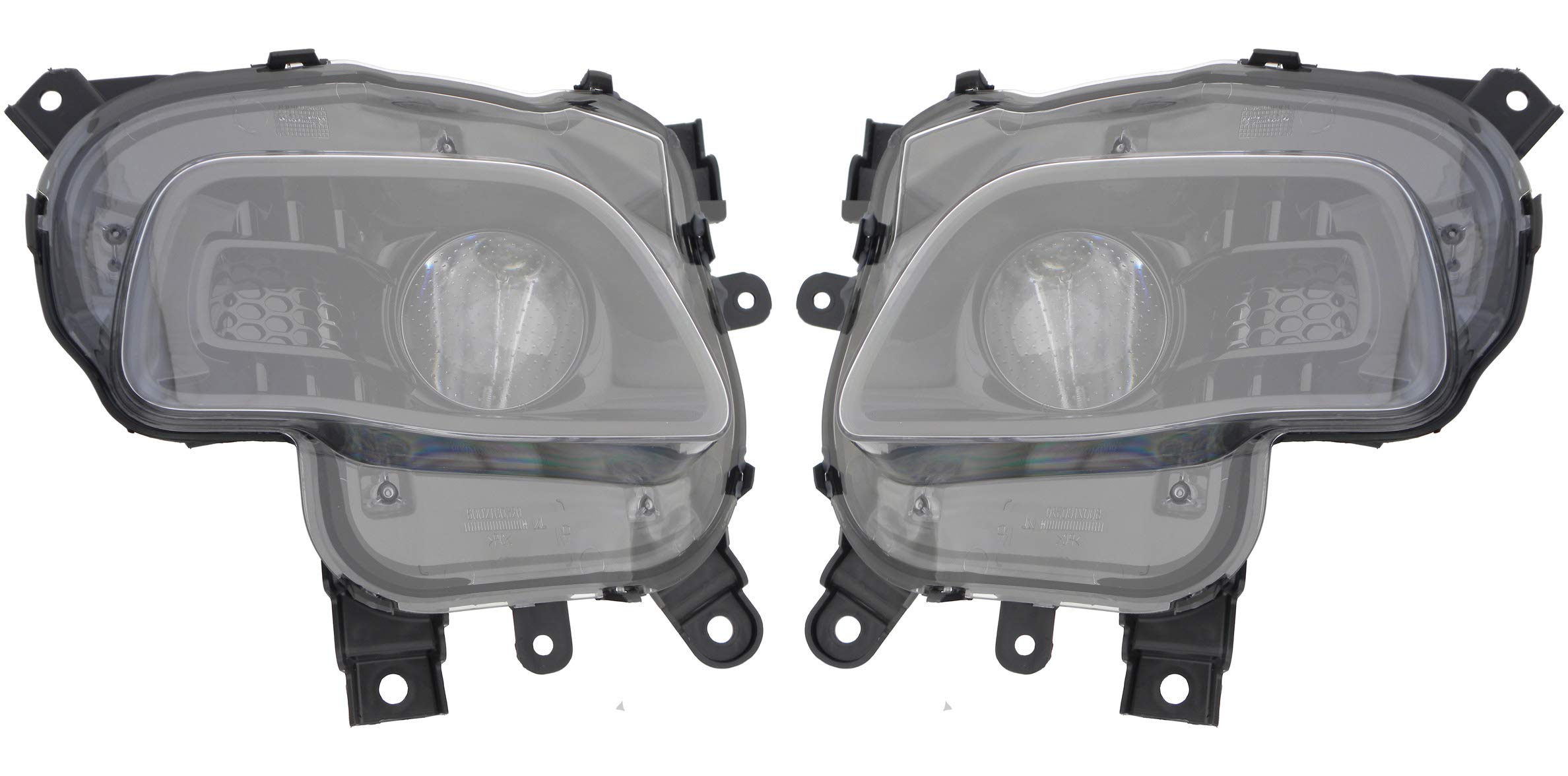 EPIC LIGHTING Headlights Lens and Housing Assembly Replacement for 2014-2018 Jeep Cherokee (Left + Right Pair) - CH2502249 CH2503249 68102847AE 68102846AE - Perfect for Night Driving & Off-Road Adventures