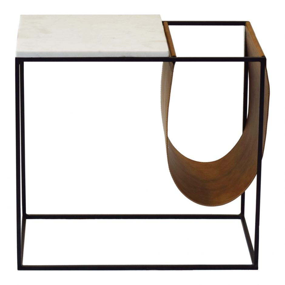 Stylish Cave Magazine Rack Holder - Modern Home & Office Organizer for Books, Newspapers & Magazines - Perfect for Living Room, Bedroom or Study Decor