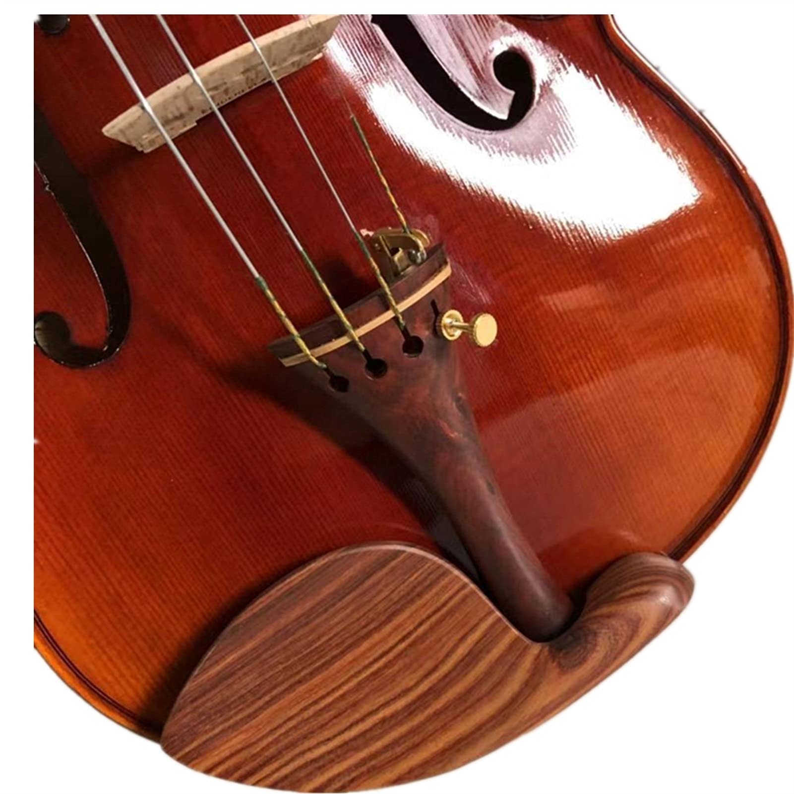 1/8 Size Brown Handcrafted Tiger Pattern Violin Cello Kit for Adults & Kids - Perfect for Beginners, Music Lessons & Home Practice