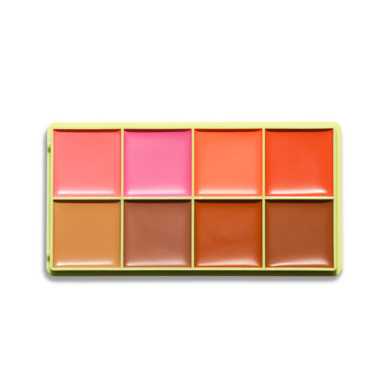 Cream Contour & Blush Makeup Palette by Mitchell - Professional Cream Contouring & Blush Kit for Flawless Face Sculpting | Perfect for Everyday Makeup, Special Occasions & Professional Makeup Artists