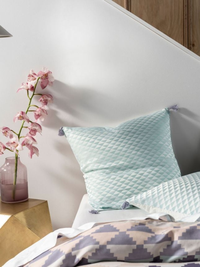 Premium La Paz European Pillowcase Set by Linen House - 100% Cotton Luxury Bedding for Hotel & Home Decor - Soft & Breathable Pillow Covers for Ultimate Comfort