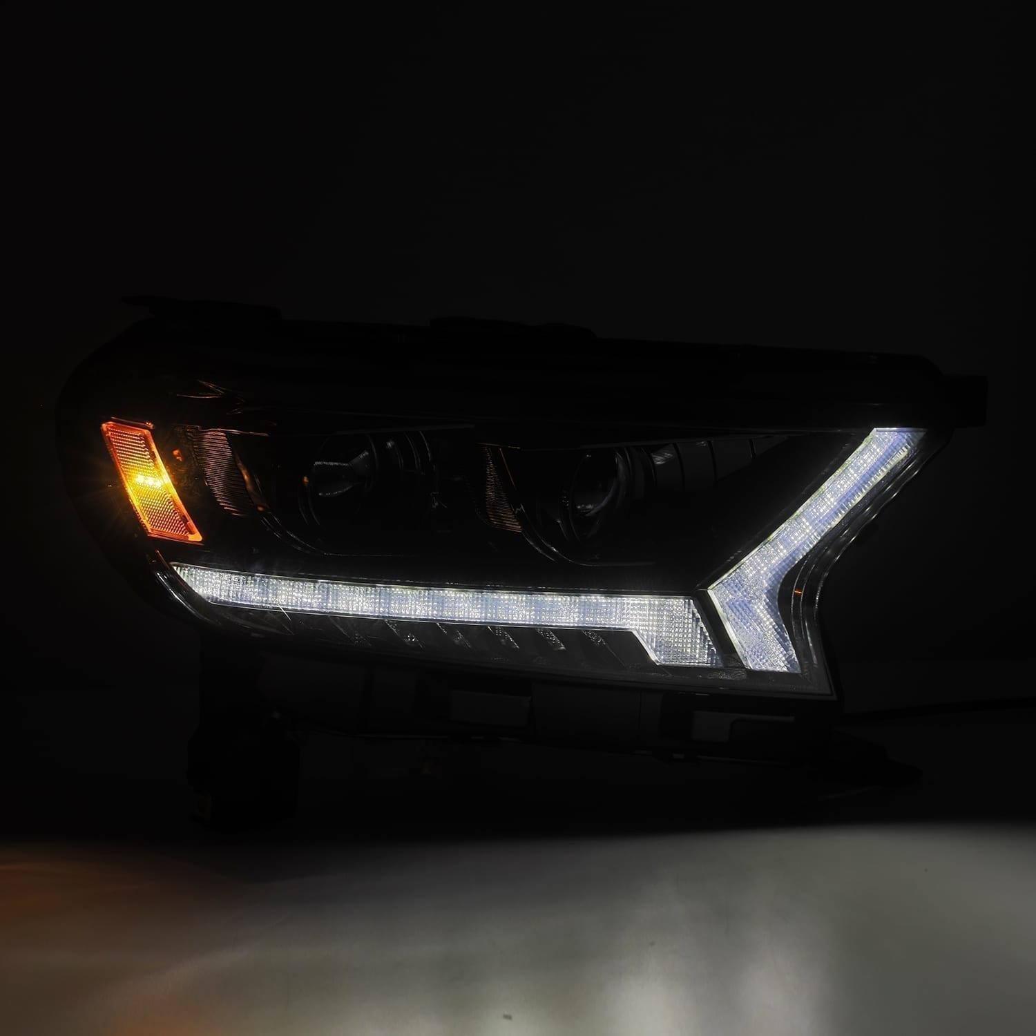 2019-2023 Ford Ranger AlphaRex PRO Series Halogen Projector Headlights - Alpha Black | Upgrade Your Truck's Lighting for Night Driving & Off-Road Adventures