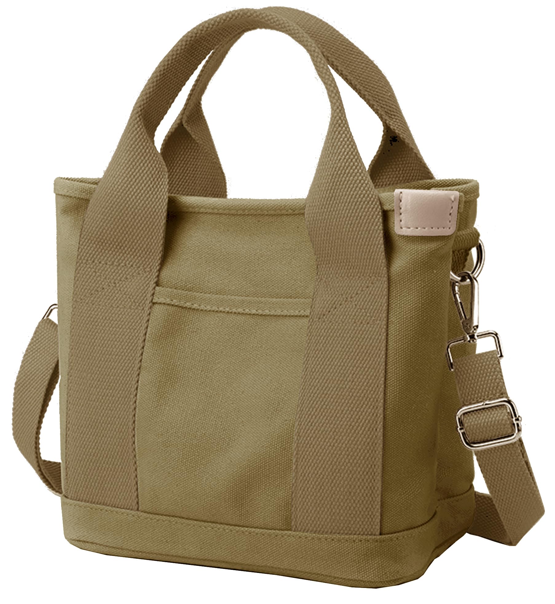 Stylish Canvas Tote Bag with Zipper for Women - Crossbody Shoulder Bag Satchel Hobo Messenger Purse 2024 | Perfect for Work, Travel, Shopping & Daily Use