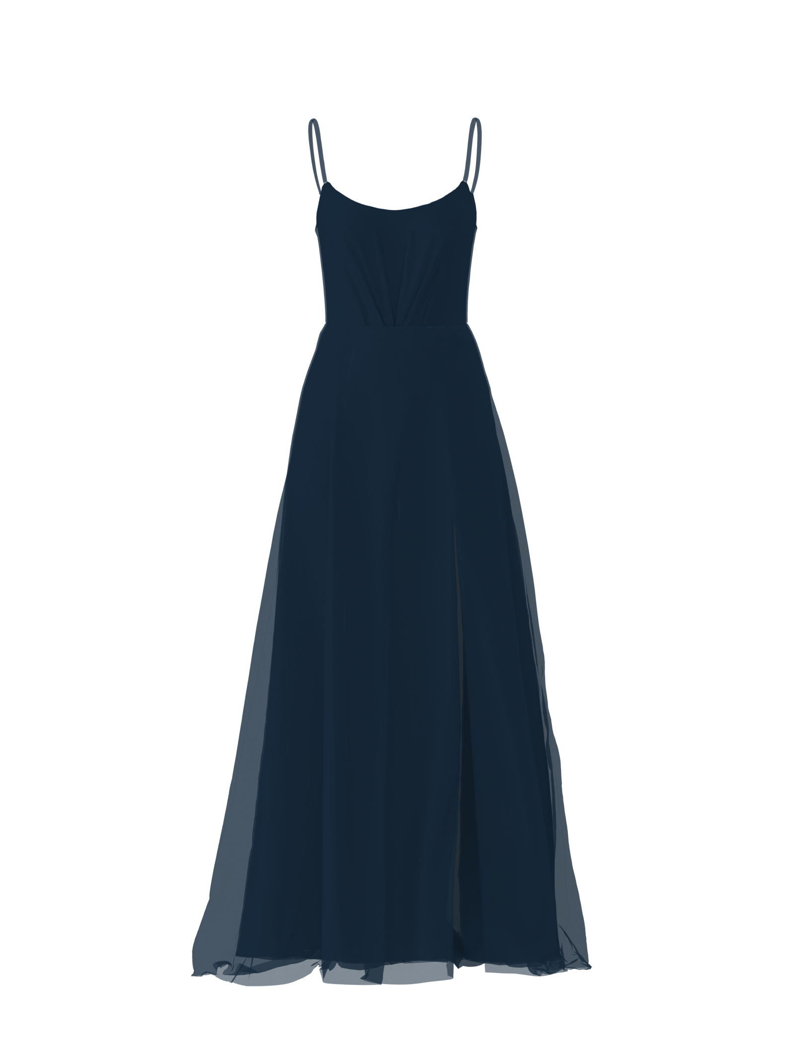 Campbell Bodice & Arabella Skirt Set in Navy Blue - Perfect for Formal Events, Weddings, and Evening Parties