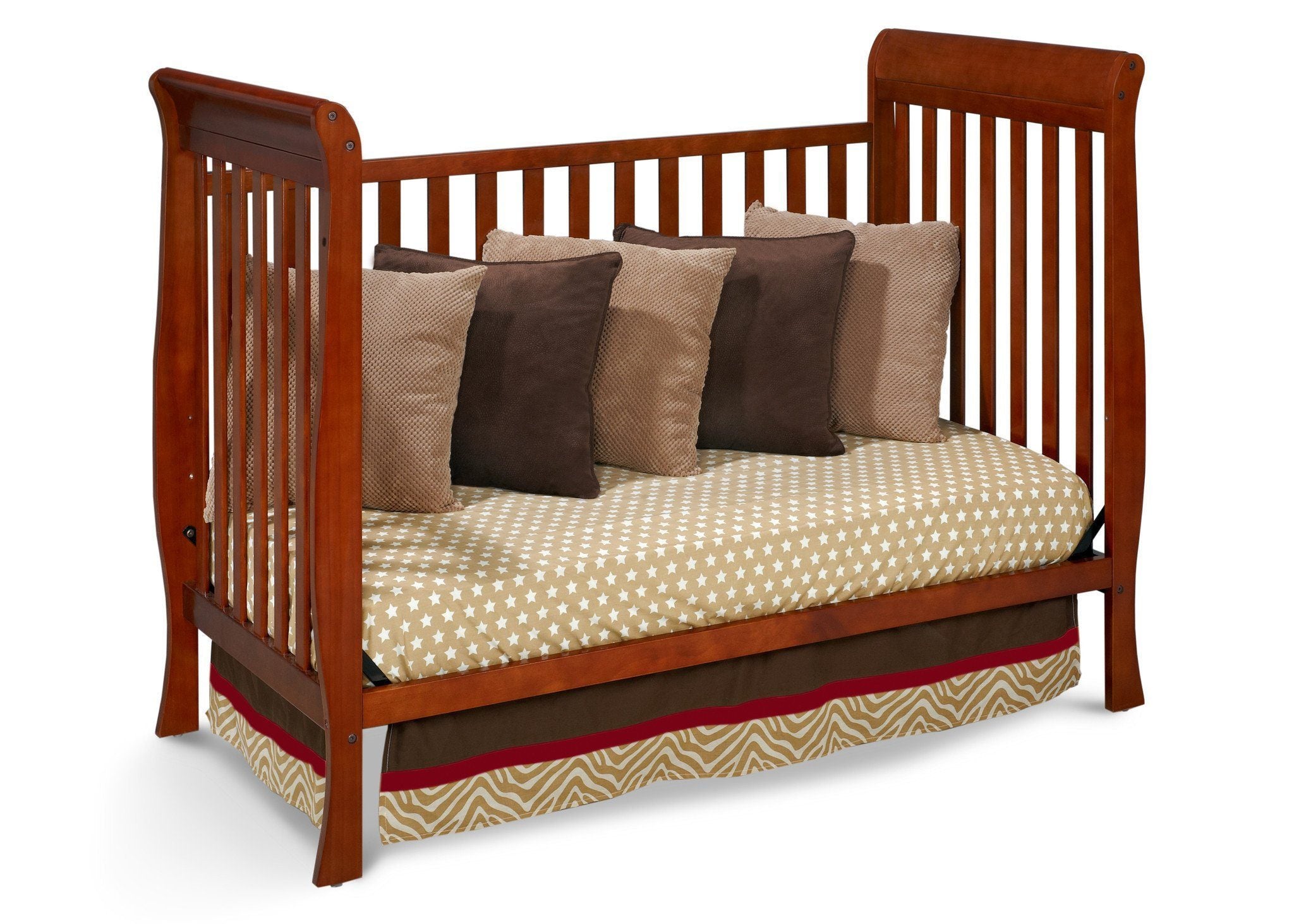 3-in-1 Convertible Baby Crib for Nursery - Winter Park Style Wooden Crib with Toddler Bed & Daybed Conversion | Perfect for Newborns, Infants & Toddlers | Modern Nursery Furniture for Small Spaces