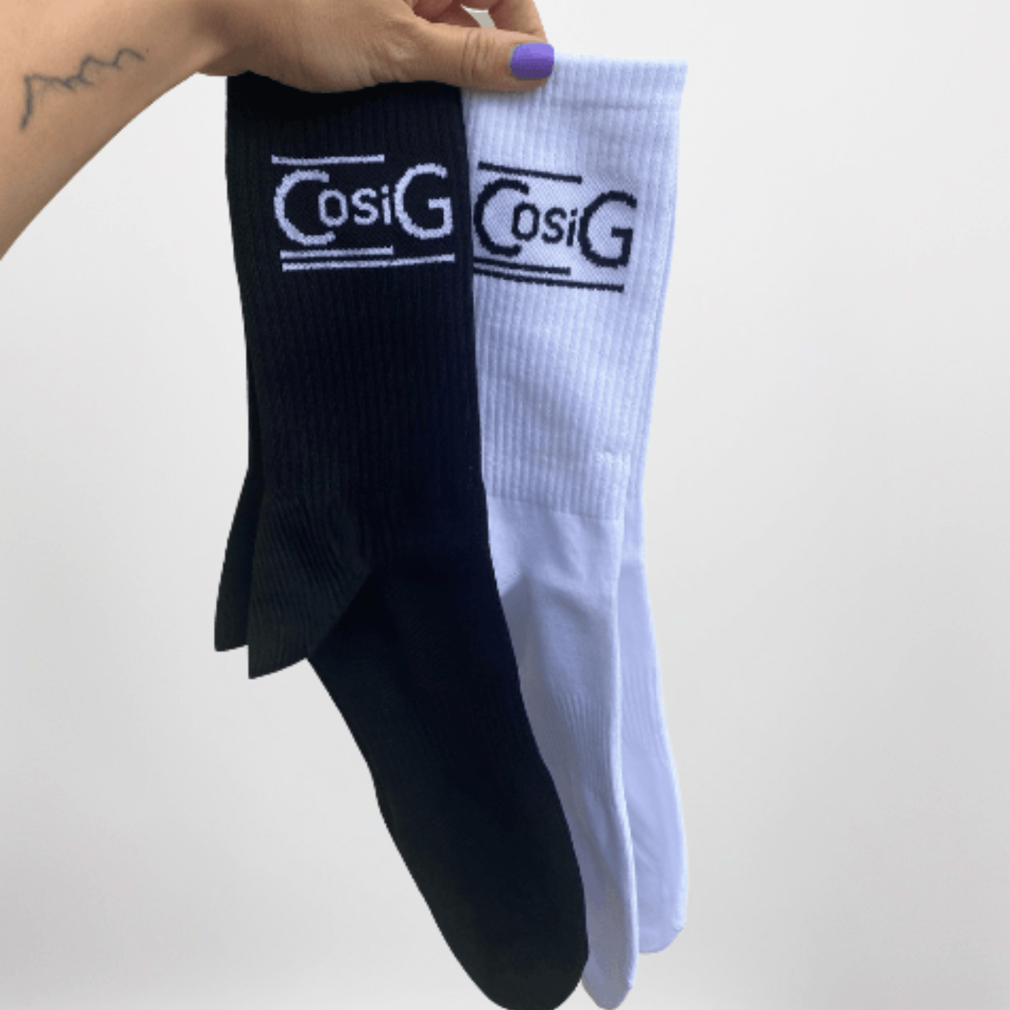 Best Crew Socks for Men & Women - Comfortable Cotton Athletic Socks for Running, Hiking & Daily Wear - Pack of 6 Pairs