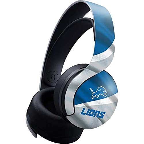 Official NFL Detroit Lions Gaming Skin Decal for PS5 Pulse 3D Wireless Headset - Custom Protective Cover with Anti-Scratch Design - Perfect for Gamers & Sports Fans Showcasing Team Spirit