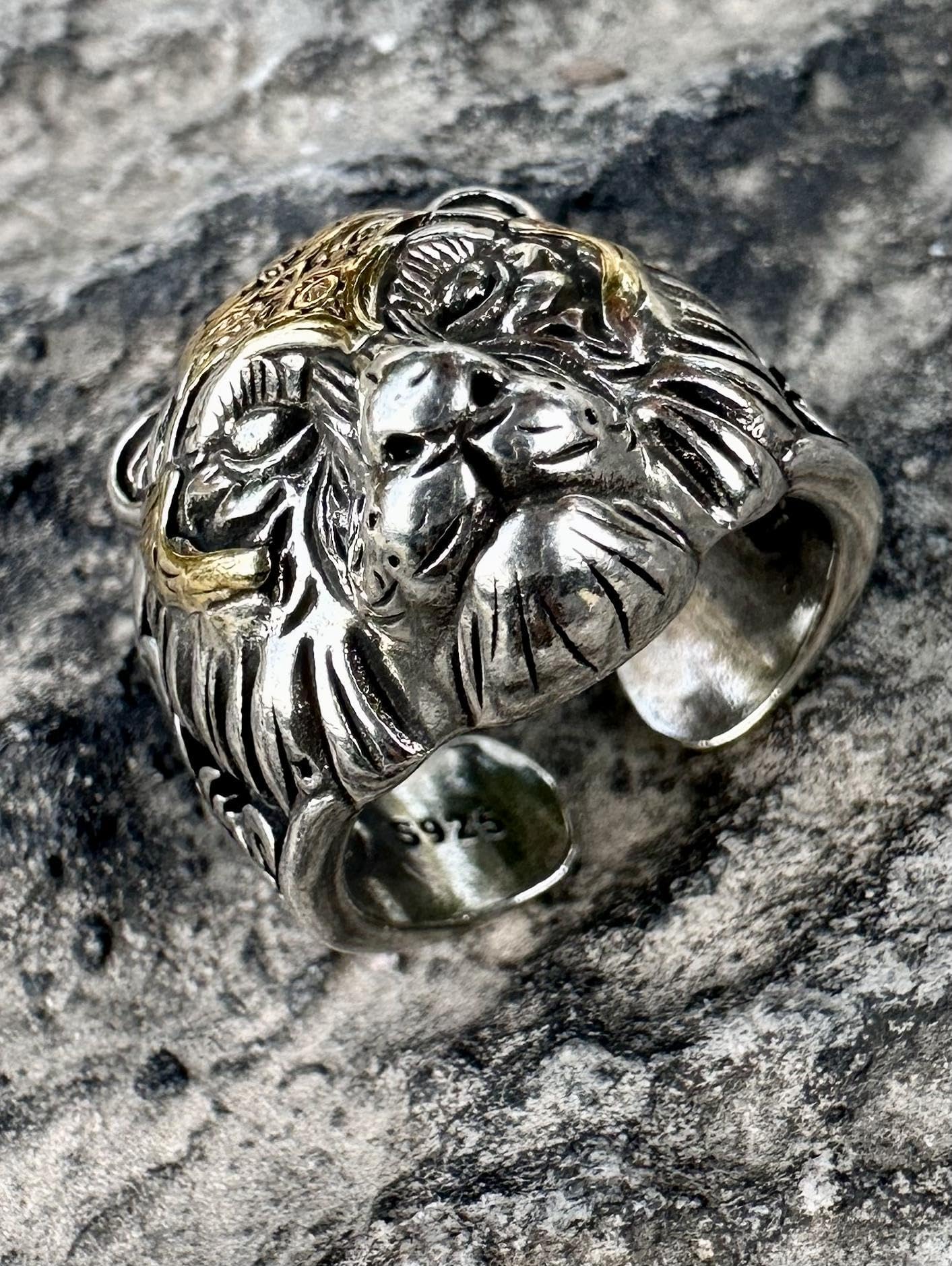 JWM Silver Plated Brass Adjustable Open Rings for Men & Women - Trendy Unisex Fashion Jewelry with Exquisite Gift Packaging - Perfect for Weddings, Parties & Everyday Wear