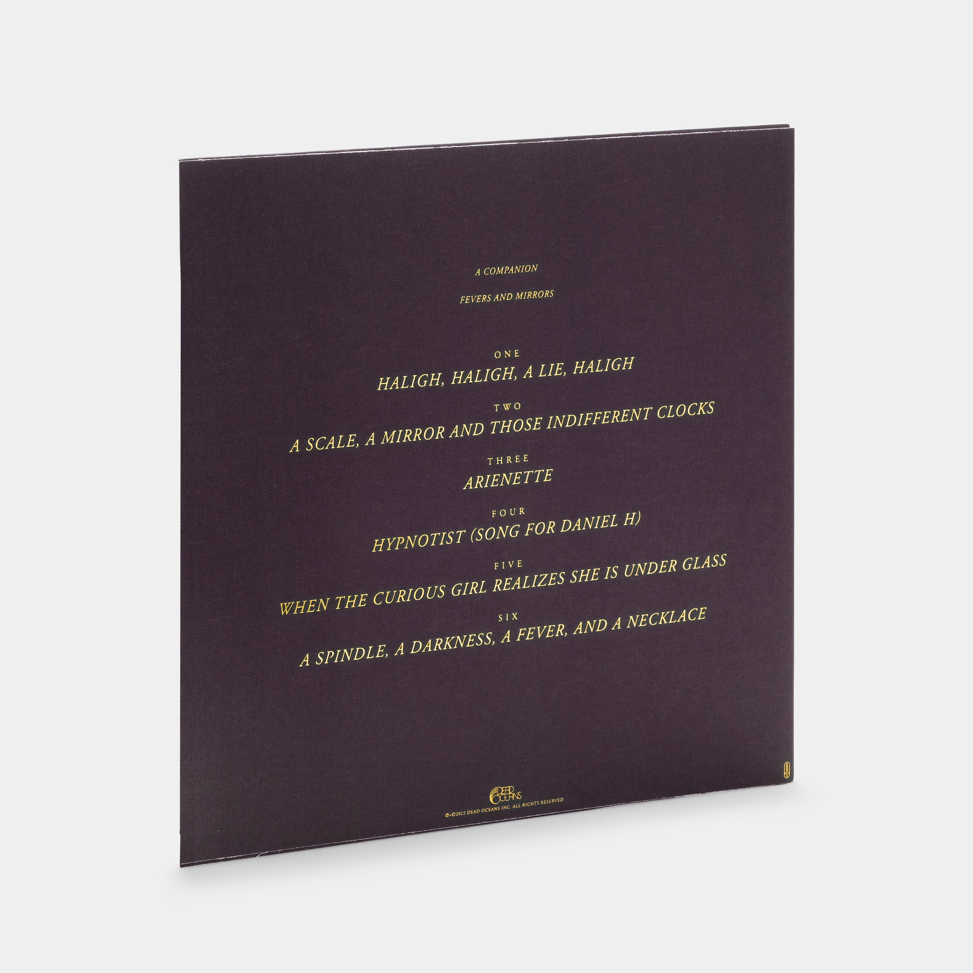 Bright Eyes - Fevers and Mirrors (A Companion) EP - Limited Edition Opaque Gold Vinyl Record - Perfect for Collectors & Indie Music Lovers
