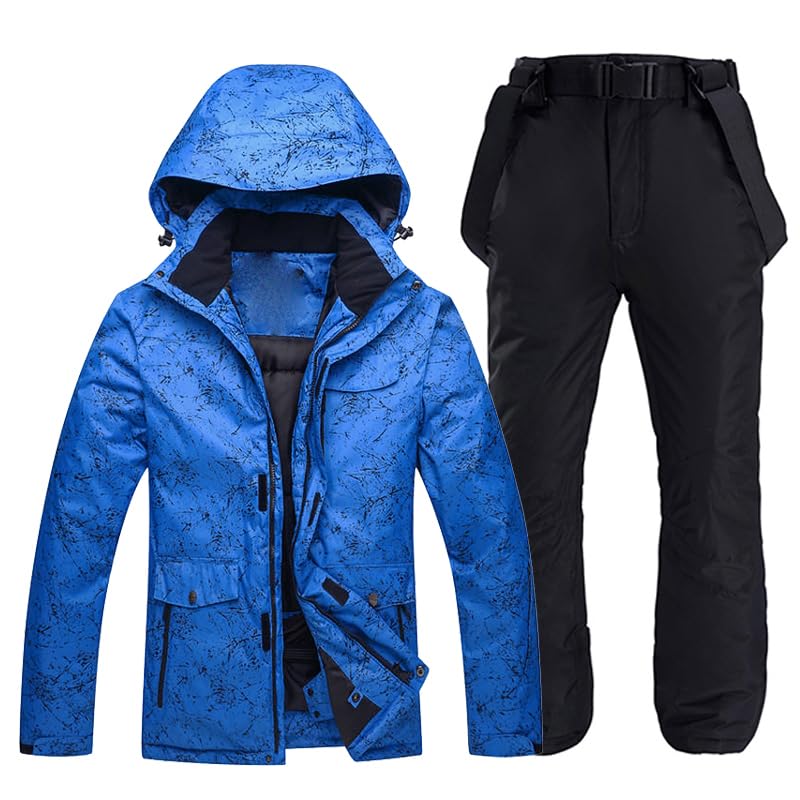 **Aoleaky Couples Ski Suit Set - Men's Waterproof Snow Jacket & Pants for Winter Sports - Warm Snowboarding Outfit for Skiing & Snowboarding**    *(Perfect for Couples Ski Trips, Snowboarding Adventures & Winter Mountain Getaways)*