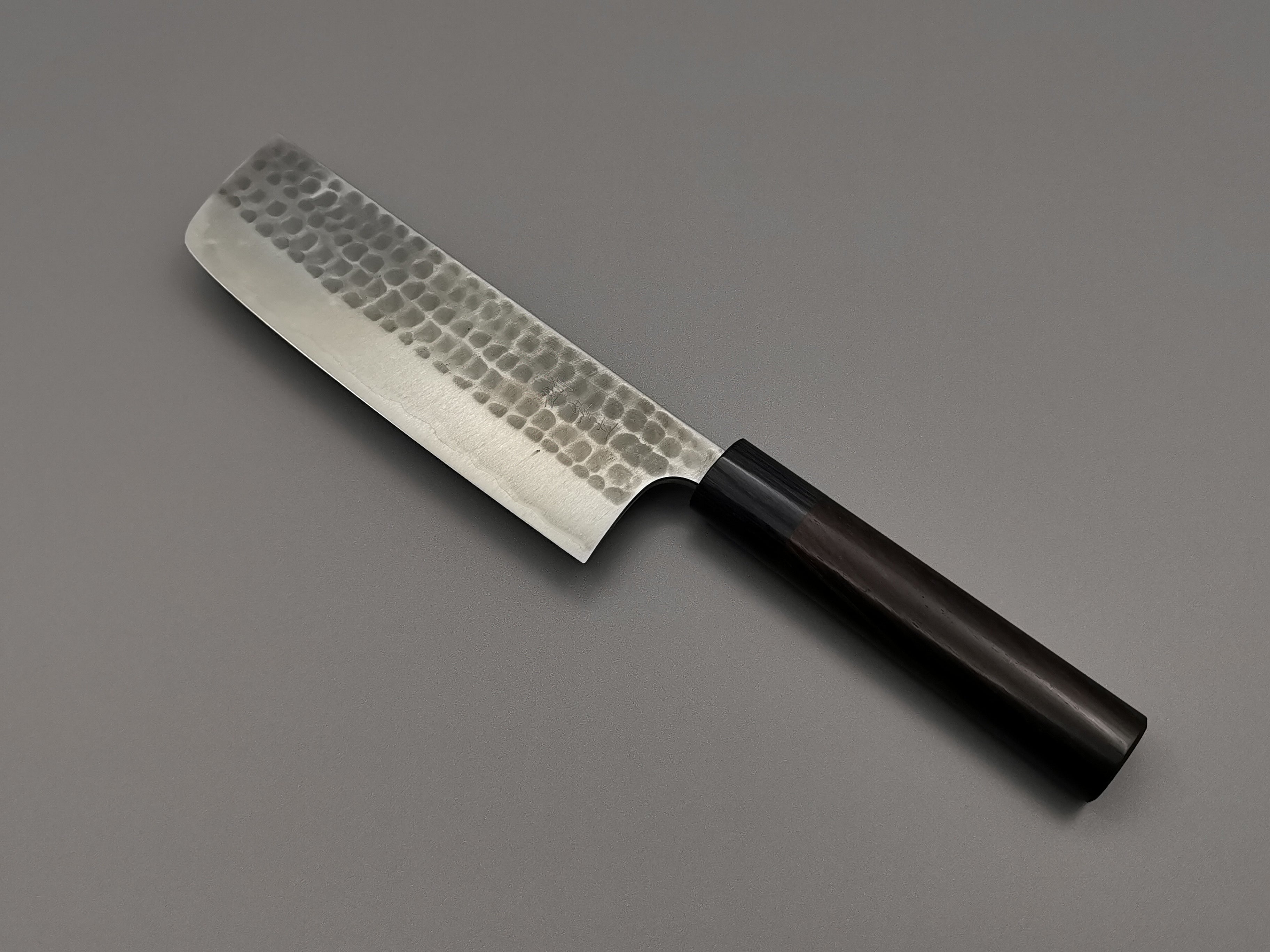 Premium Anryu Aogami Super Blue Steel Nakiri Knife - Japanese Vegetable Knife for Professional Chefs & Home Cooking, Perfect for Slicing, Dicing & Chopping Vegetables