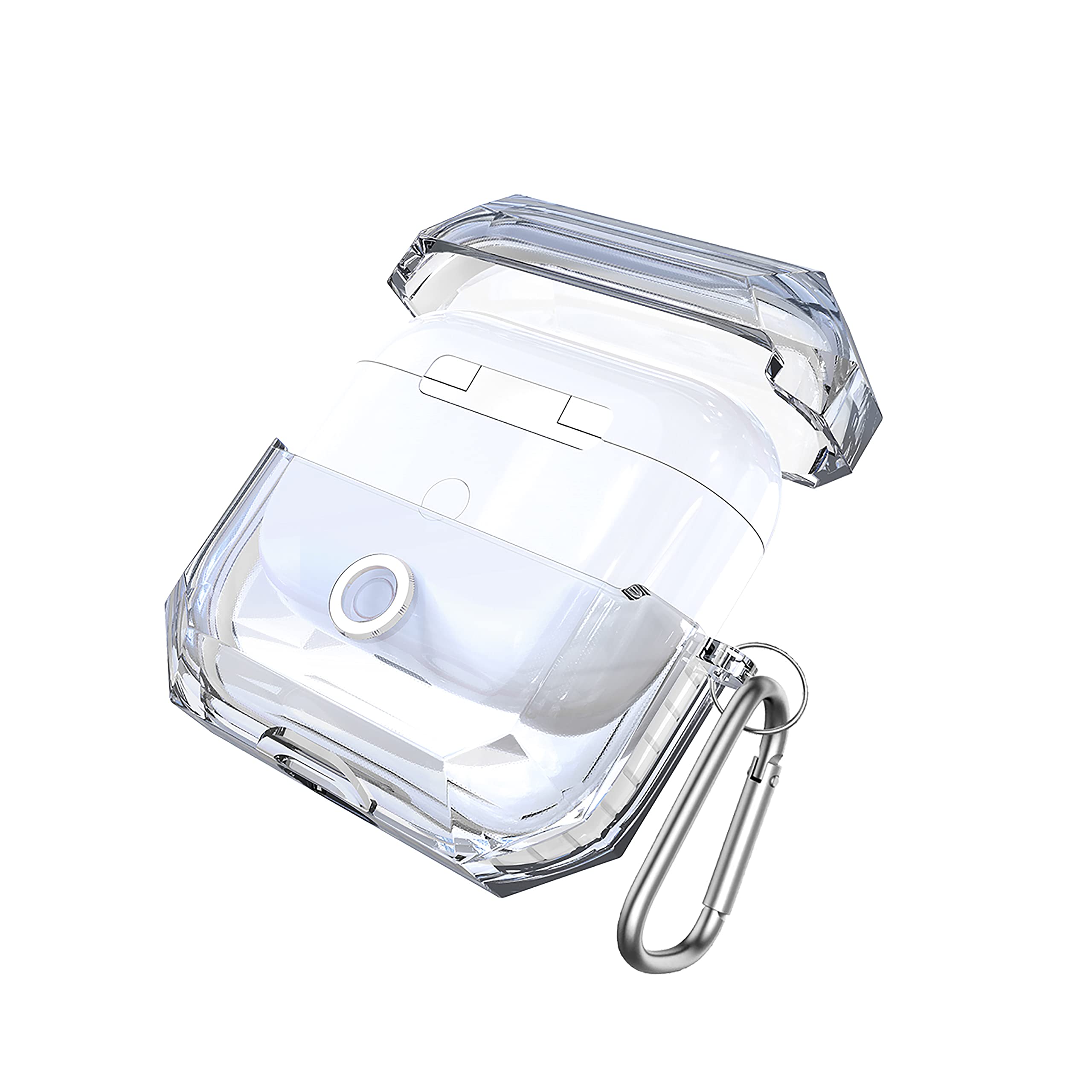 Custom Name Graffiti AirPods 2 Pro Case with Keychain - Clear Protective Cover Compatible with AirPods 1/2/3 (AP76) - Perfect for Street Style, Gifts & Personalization