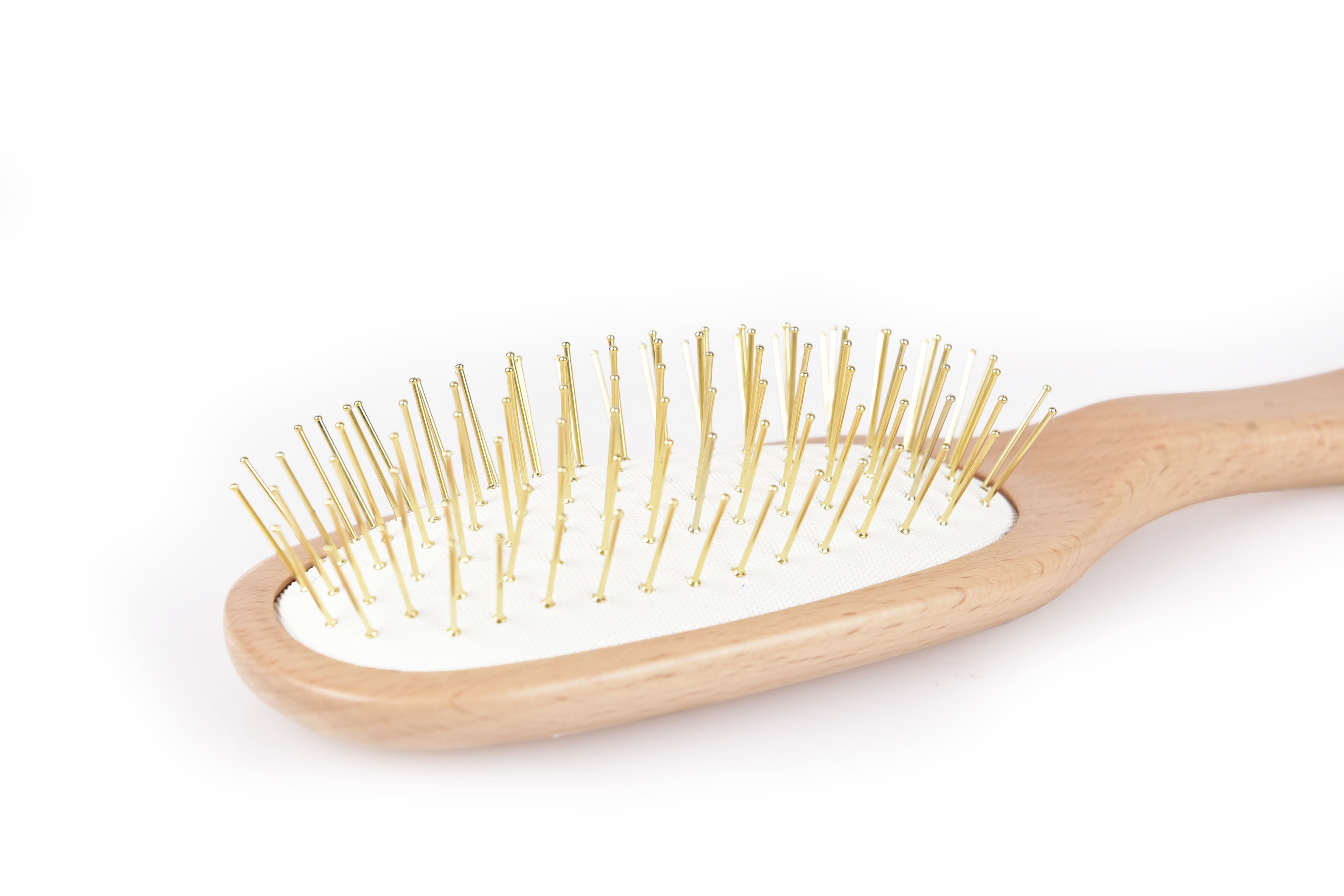 FSC Certified Beech Wood Hair Brush for Men & Women - Natural Bristles for Shine & Volume - Perfect for Daily Styling & Salon Use