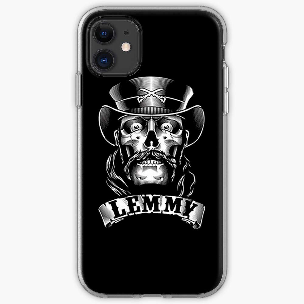 Metallica Lemmy Music Band Heavy Metal Phone Case - Compatible with iPhone 11/11 Pro/XR/7/8/SE 2020 & iPhone 12 Series | Perfect for Metalheads & Rock Music Fans | Durable Protection for Concerts & Daily Use